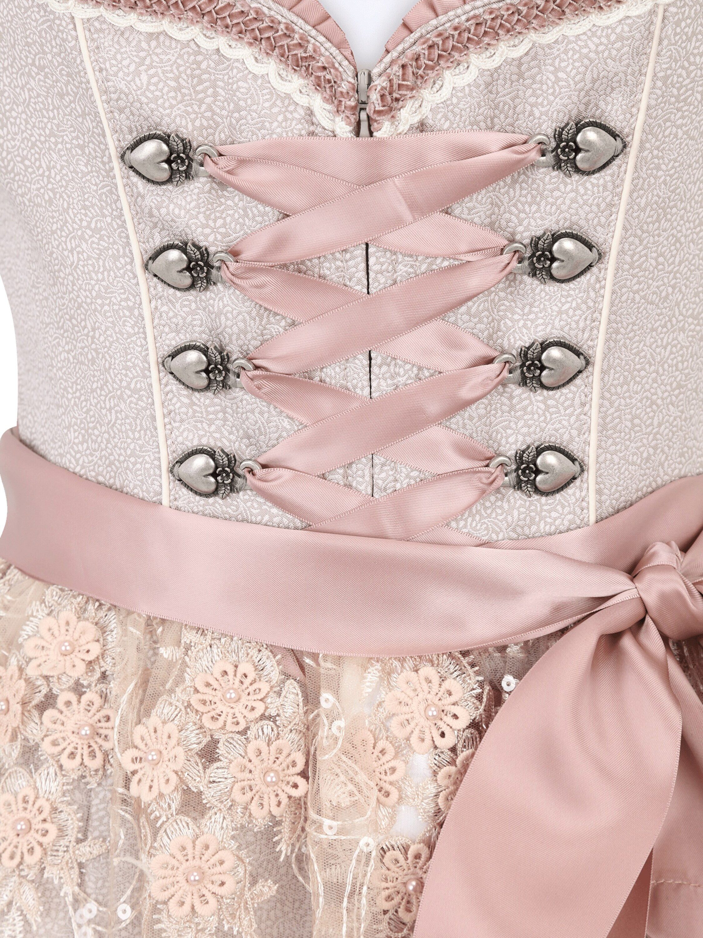 Krüger Madl Dirndl (1-tlg) Spitze