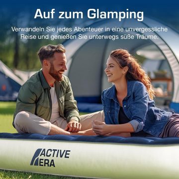 Active Era Luftmatratze, Luxus-Camping-Doppel-Luftbett 2 Personen 150 x 203 x 22 cm Max. 250kg