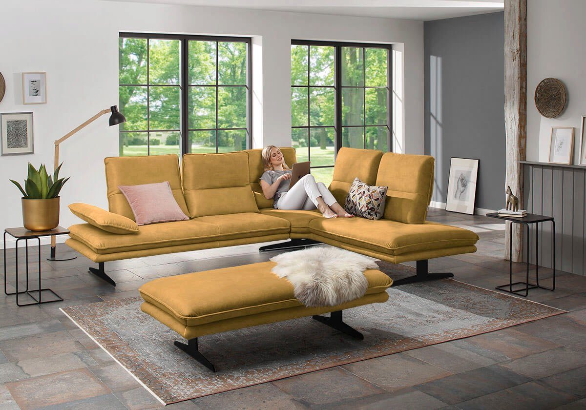 W.SCHILLIG Ecksofa broadway, Designsofa, toller Sitzkomfort, günstig online kaufen