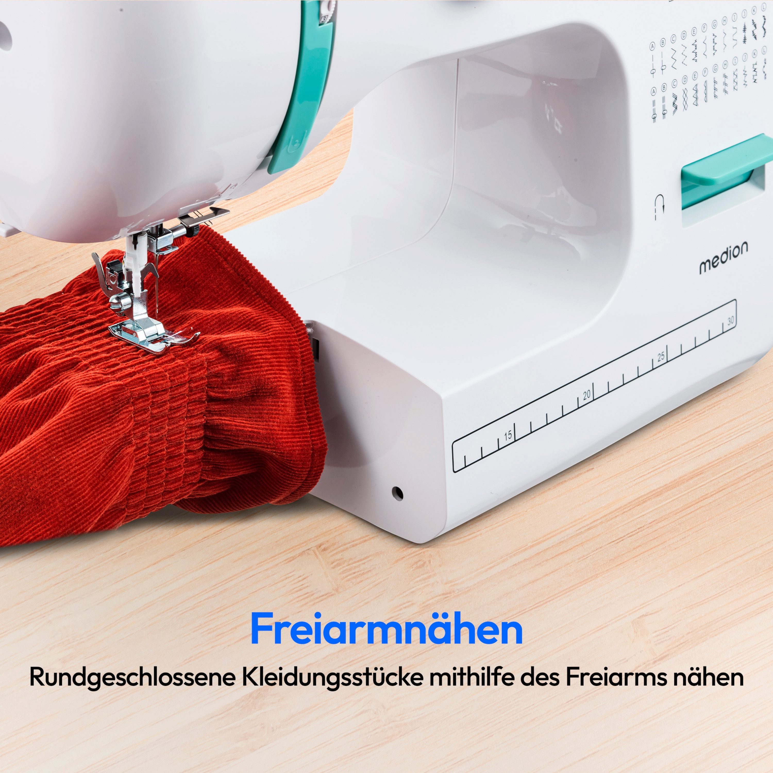 Medion® Nähmaschine MEDION Freiarm-Nähmaschine SM60 (MD10689), SM60