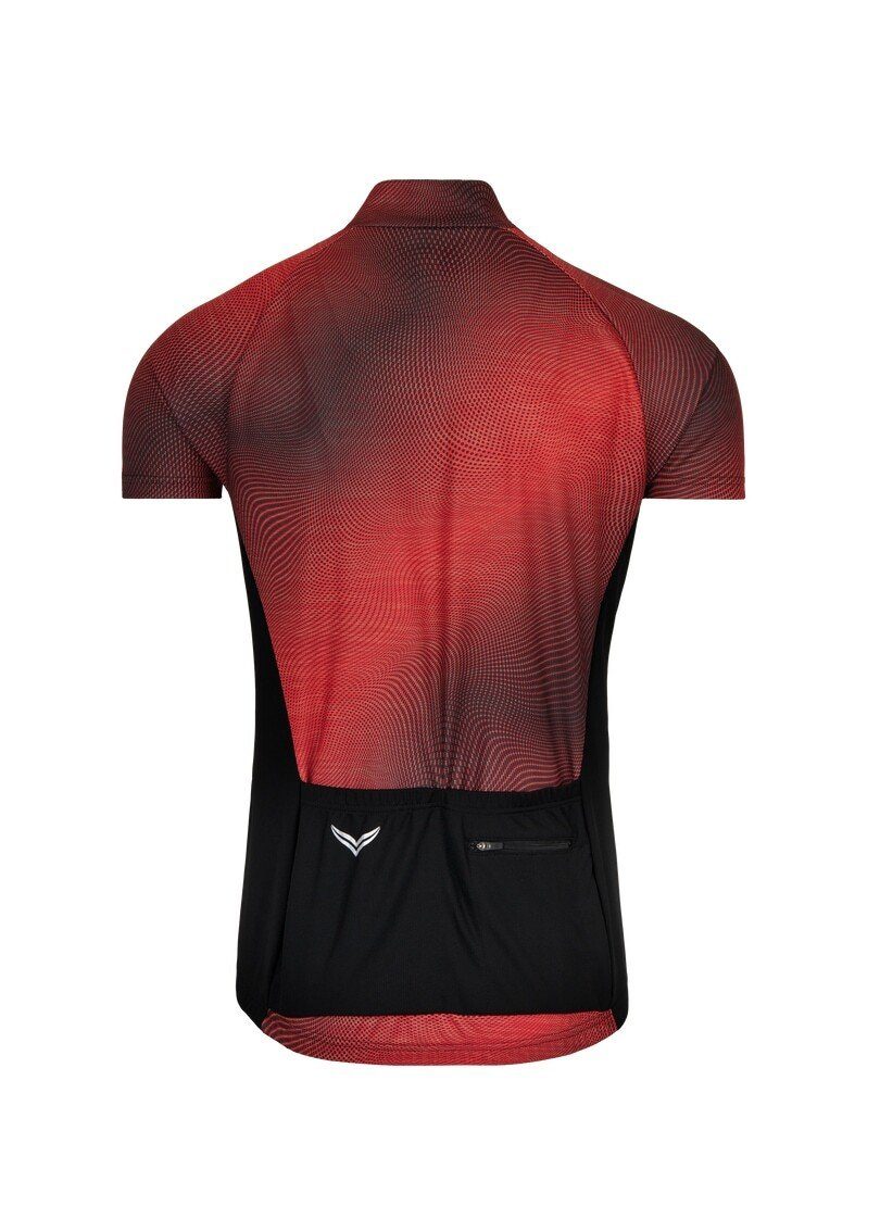 Trigema mit vielen Trainingsjacke Details TRIGEMA praktischen Fahrradjacke