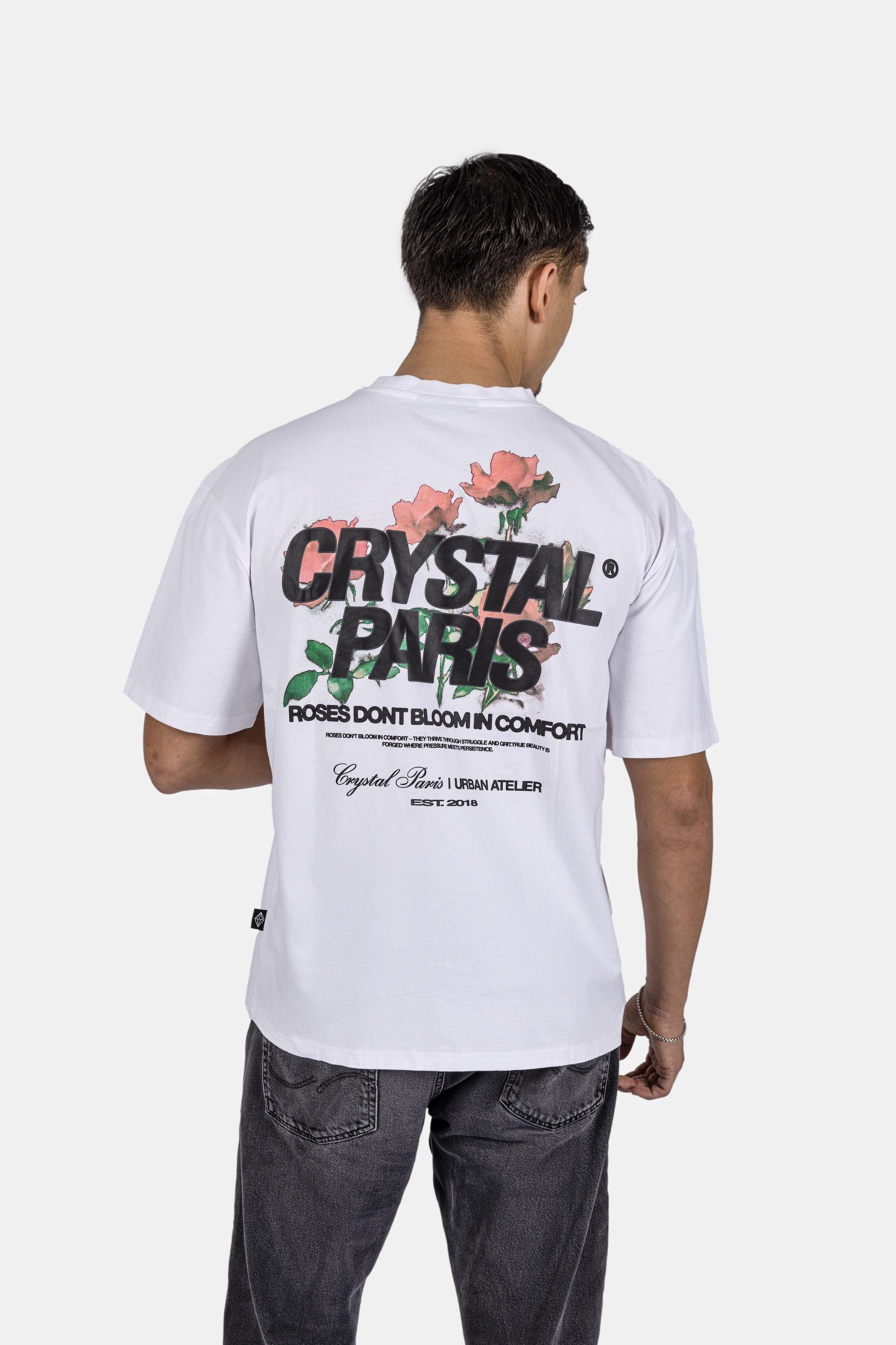 Crystal Paris T-Shirt Rose (1-tlg)