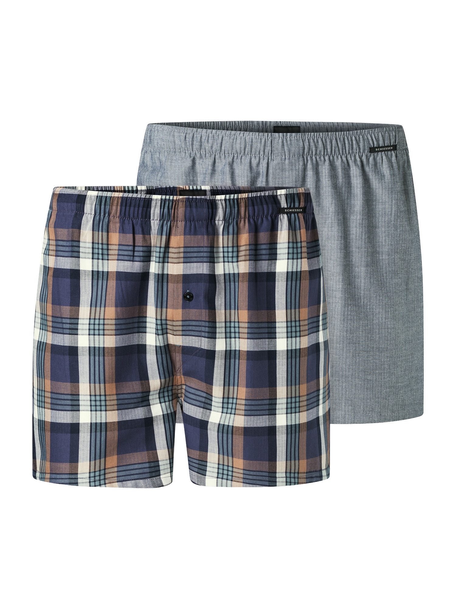 Schiesser Boxer Web - Multipacks (2-St) unterhose unterwäsche boxershort günstig online kaufen