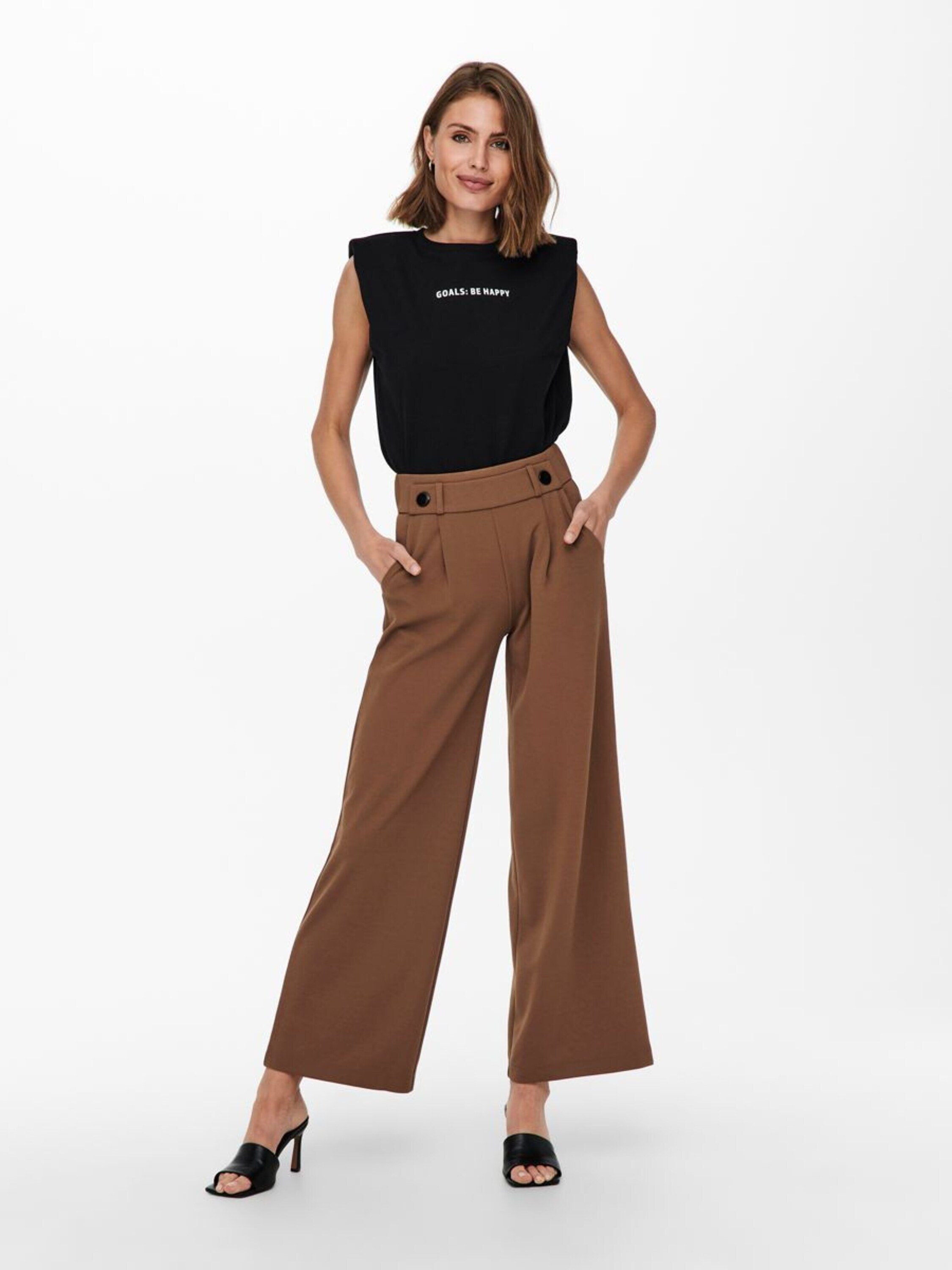 JDY Bundfaltenhose JDYGeggo (1-tlg) Falten