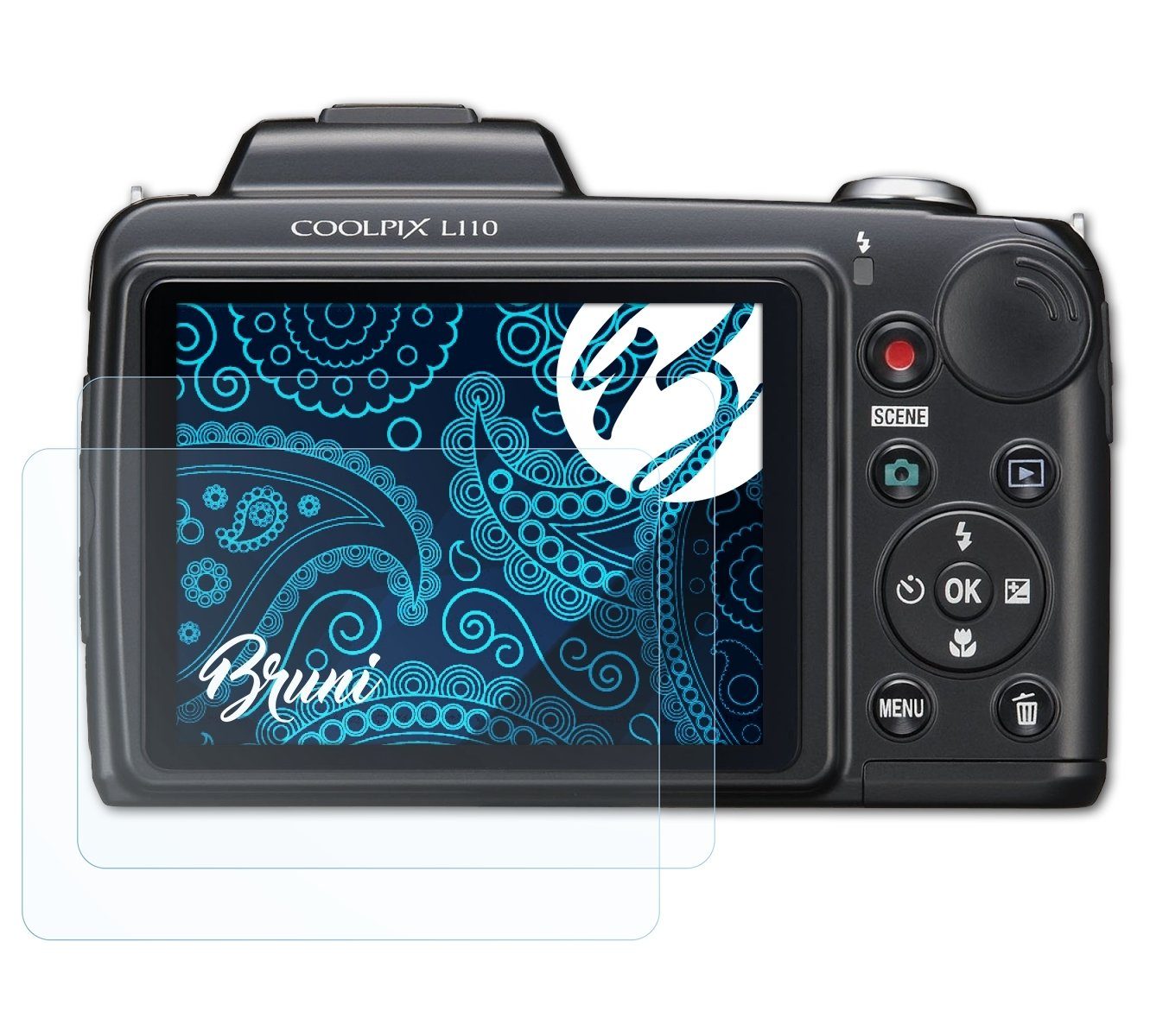 Schutzfolie Glasklare Displayschutzfolie für Coolpix L110