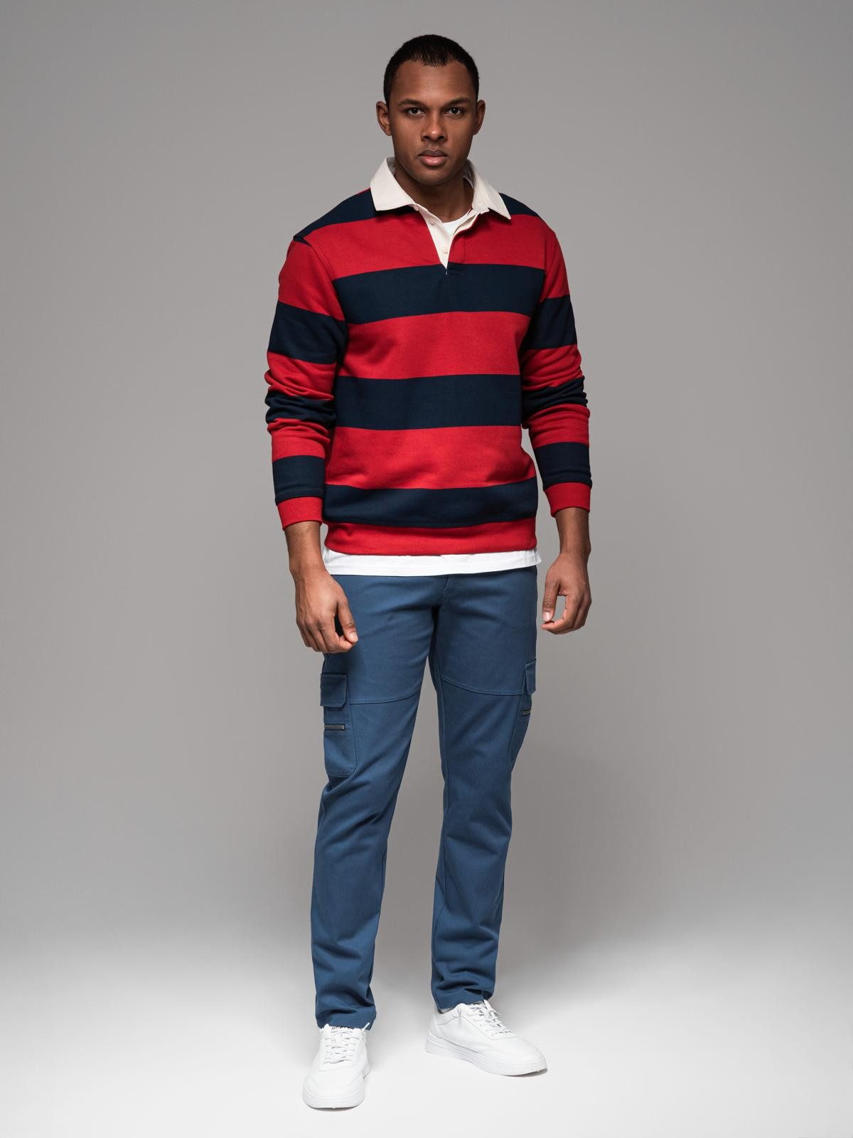 OMBRE Cargohose Herren Cargohose STRAIGHT LEG mit Reißverschlusstaschen günstig online kaufen