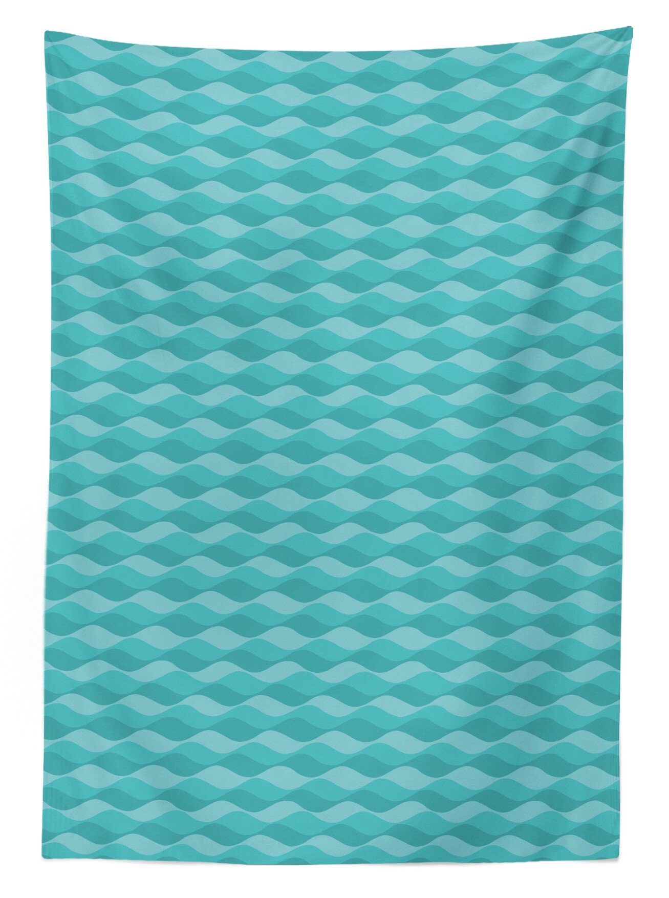 Farbfest Bereich Farben, geeignet Abakuhaus den Unterwasser-Design Für Abstrakt Außen Tischdecke Klare Waschbar Welle