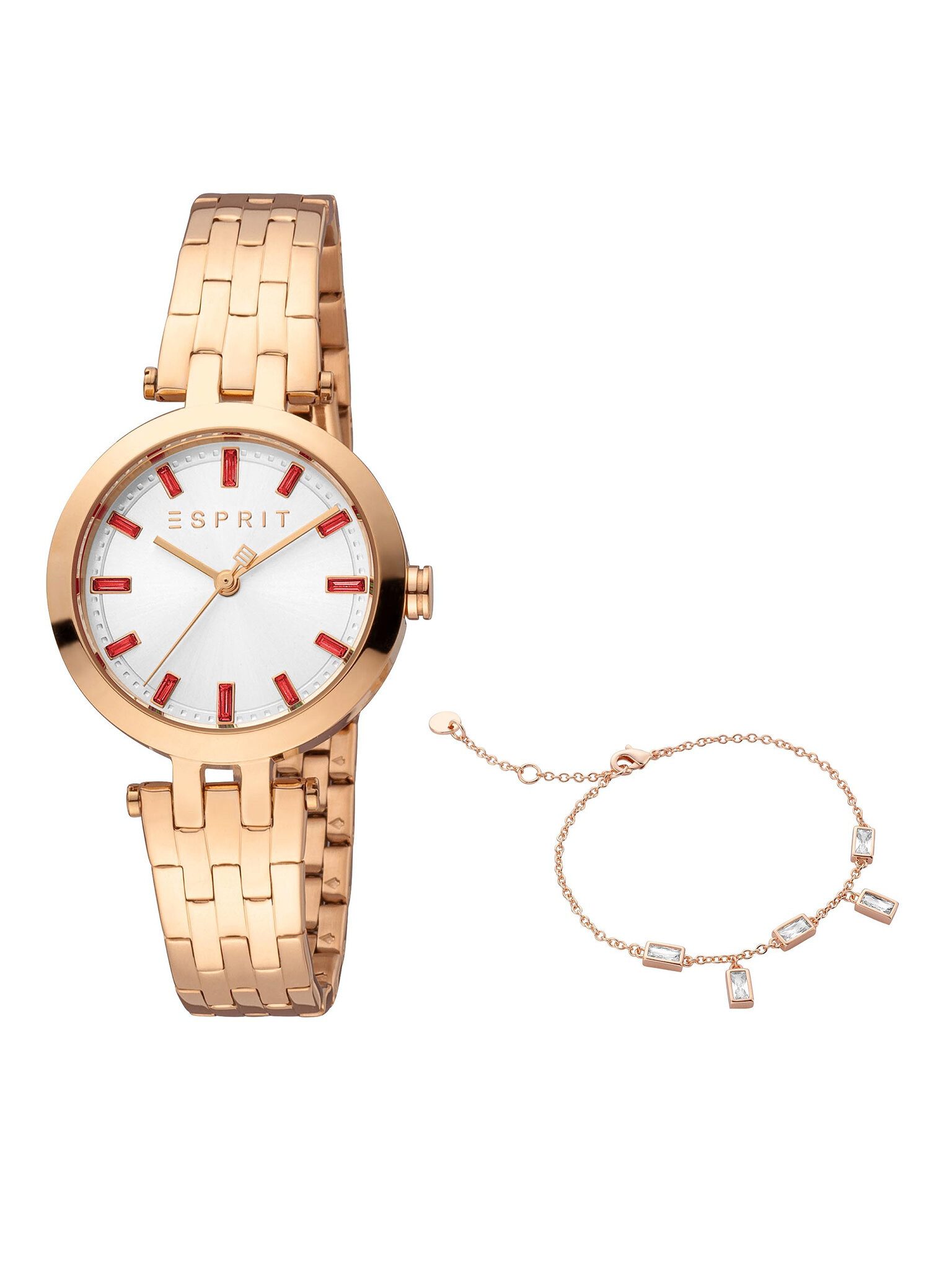 Esprit Quarzuhr Uhr ES1L342M0095 Rose Gold