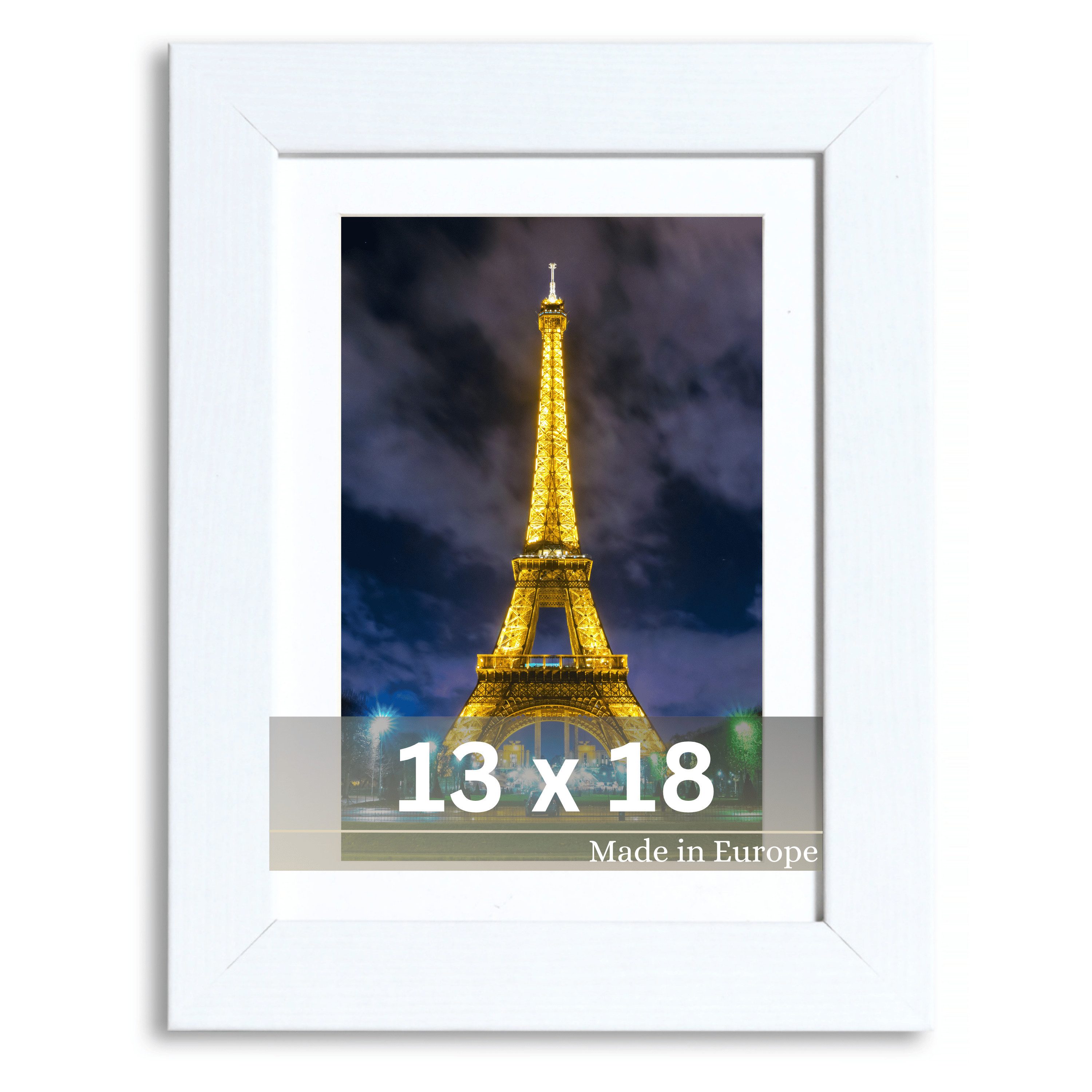 Victor (Zenith) Bilderrahmen Richter, Bilderrahmen Weiß 13x18 cm mit 10x15 günstig online kaufen