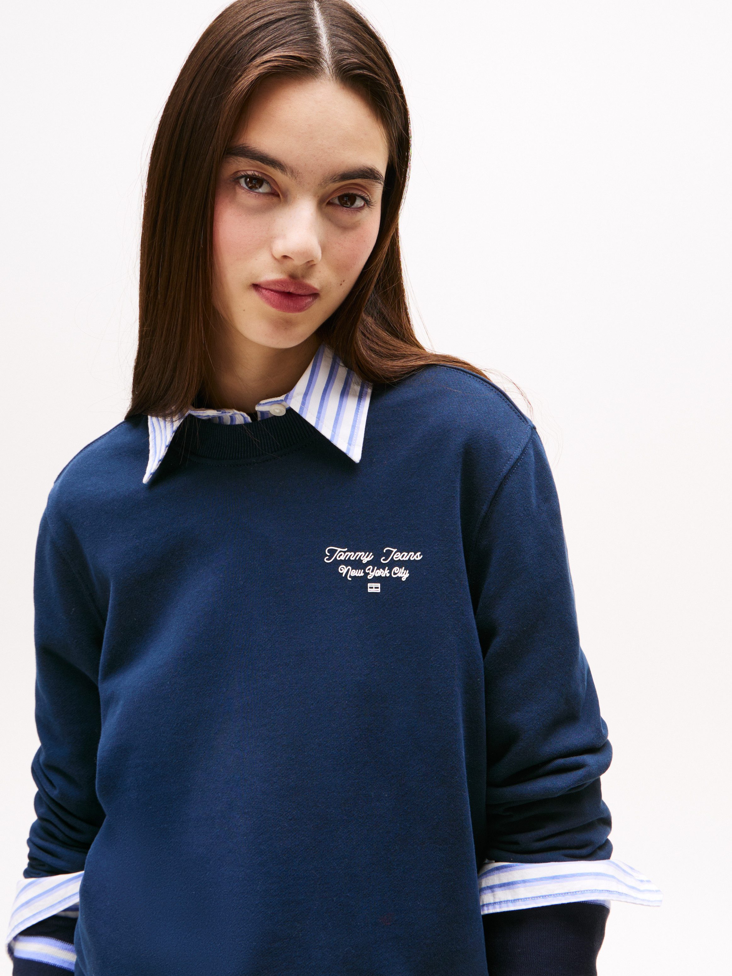 Tommy Jeans Sweatshirt TJW REG ESS LOGO 1 CREW EXT günstig online kaufen