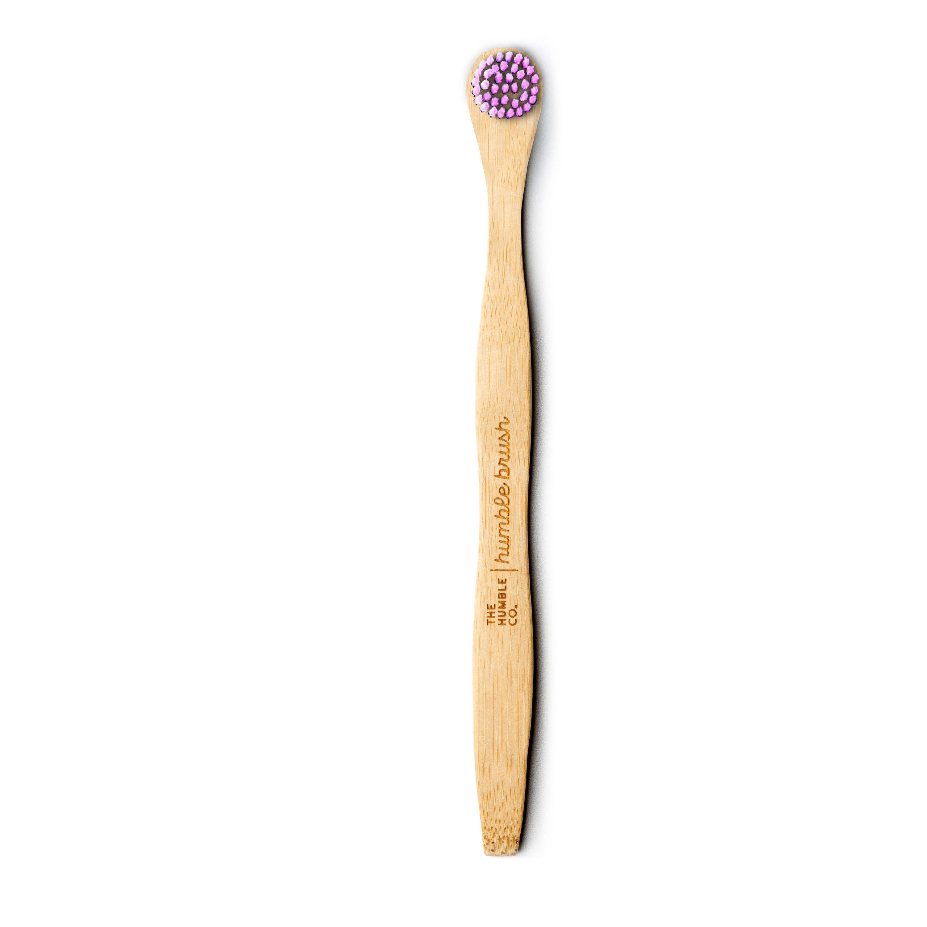 The Humble Co. Zungenreinigeraufsatz Humble Brush Zungenreiniger -Tongue Cleaner Bambus soft - Lila