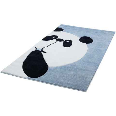 Kinderteppich Bueno Kids 1389, Carpet City, rechteckig, Höhe: 13 mm, Spielteppich, Panda-Bär, 3D-Effekt, Weicher Flor, Pflegeleicht