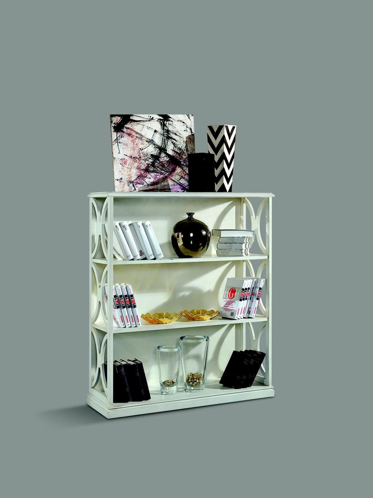 Bücherregal Barockstil Bücherregal im klassischen Design aus Holz