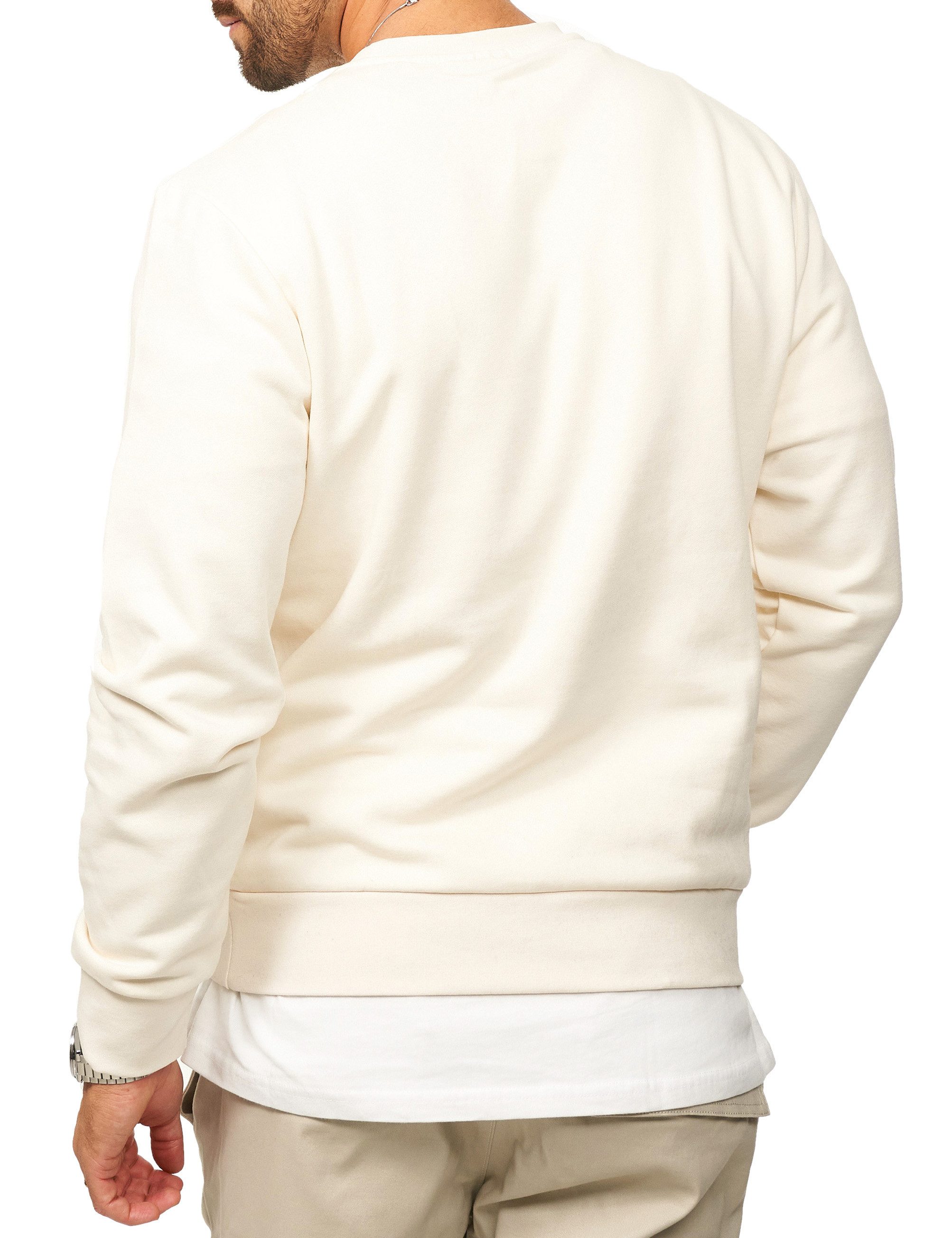 Jack & Jones Sweatshirt als Crew Neck Rundhalspullover im Regular-Fit Herren Sweatpullover mit Logoprint