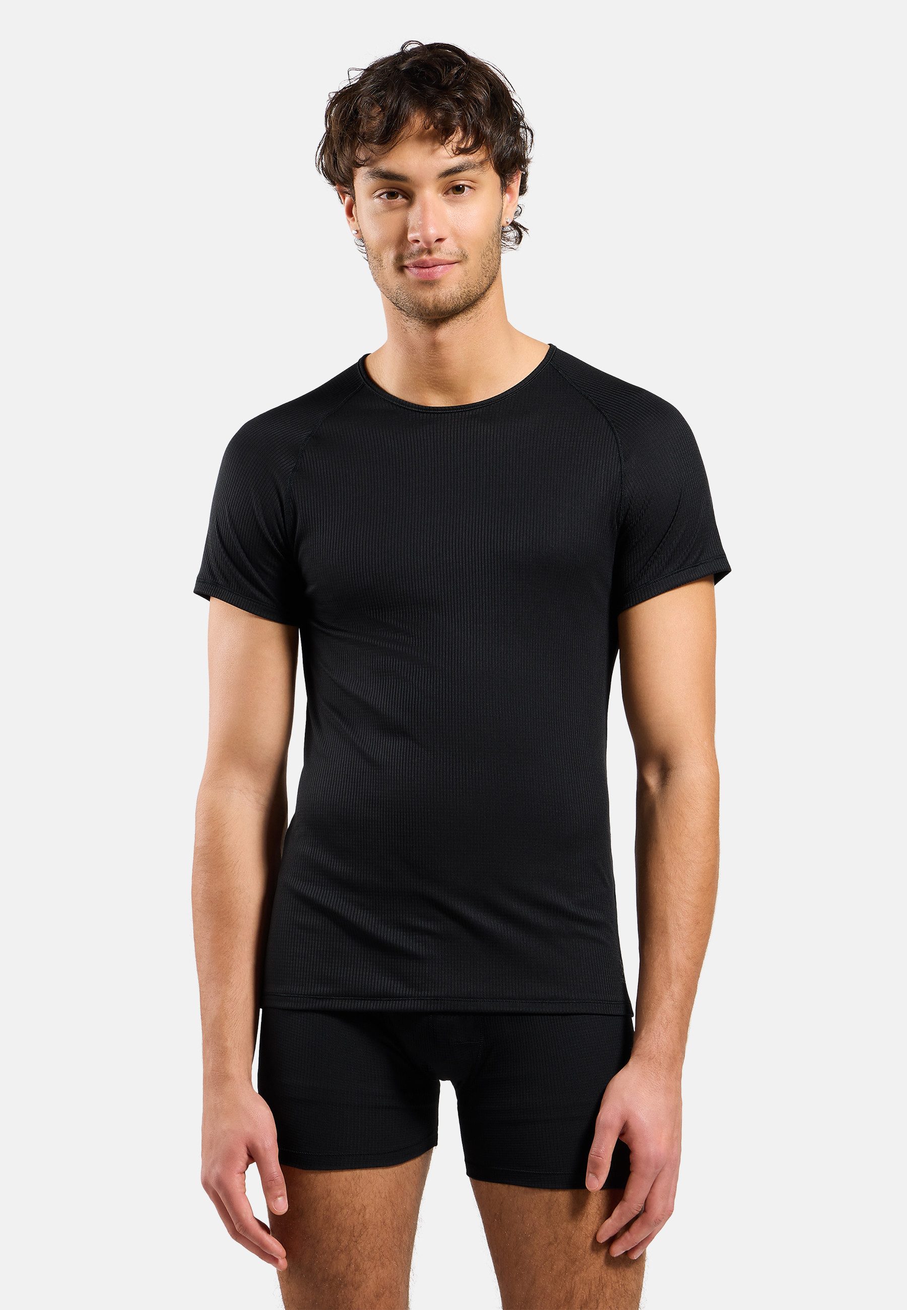 Odlo Funktionsshirt BL TOP crew neck s/s-ACTIVE LIGHT mit Rundhalsausschnitt, Kurzarm-Design, atmungsaktiv
