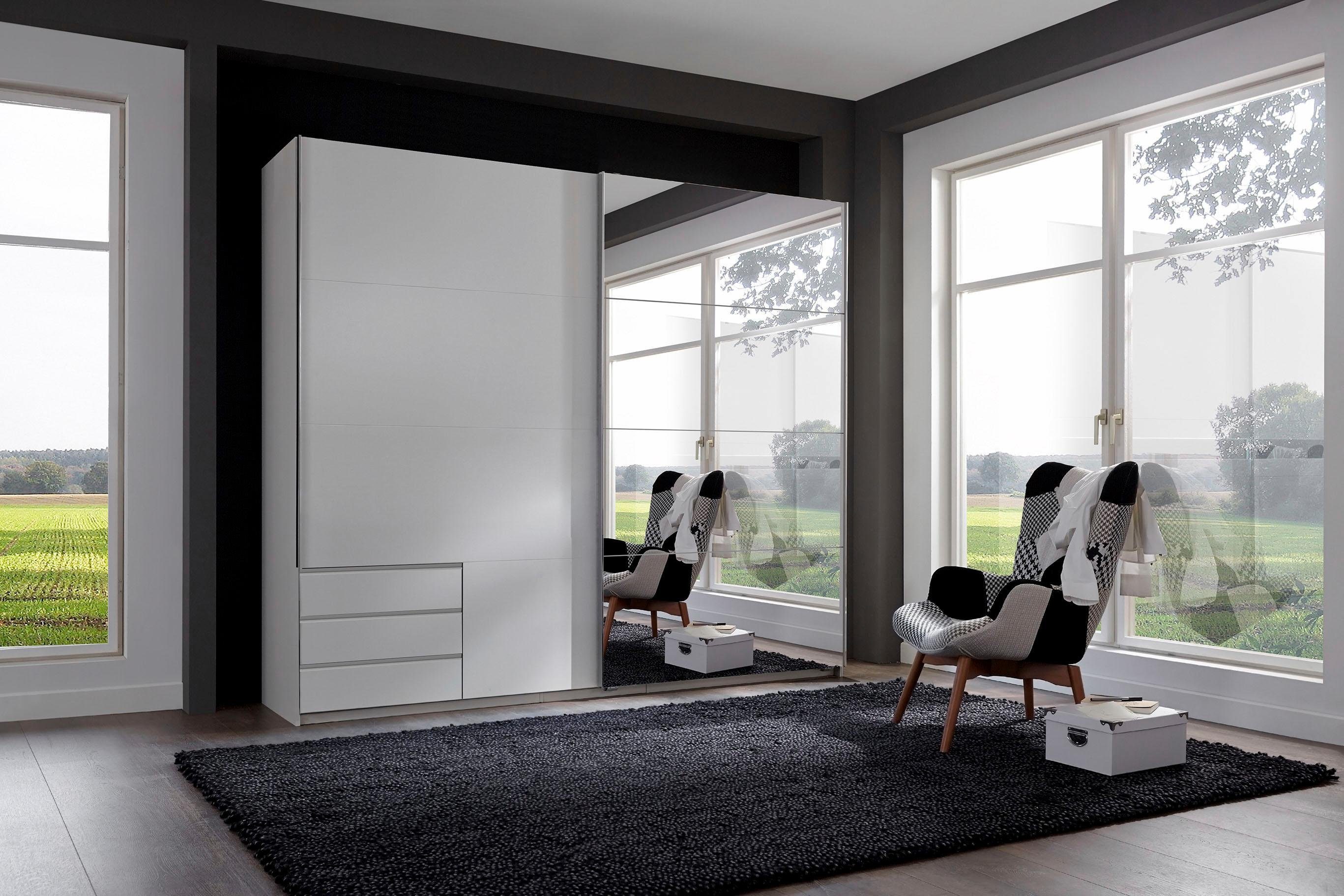 Wimex Schwebetürenschrank "Seattle" mit Schubladen und Spiegel günstig online kaufen