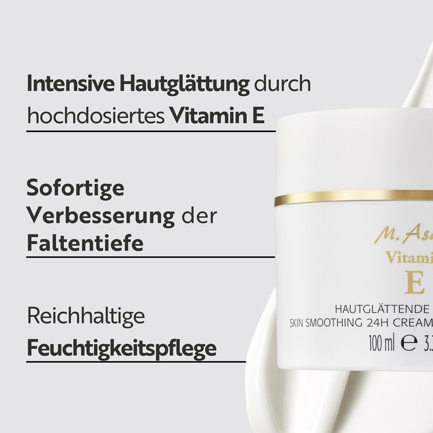 asambeauty Gesichtspflege M. Asam VITAMIN E hautglättende 24h Creme, 1-tlg.