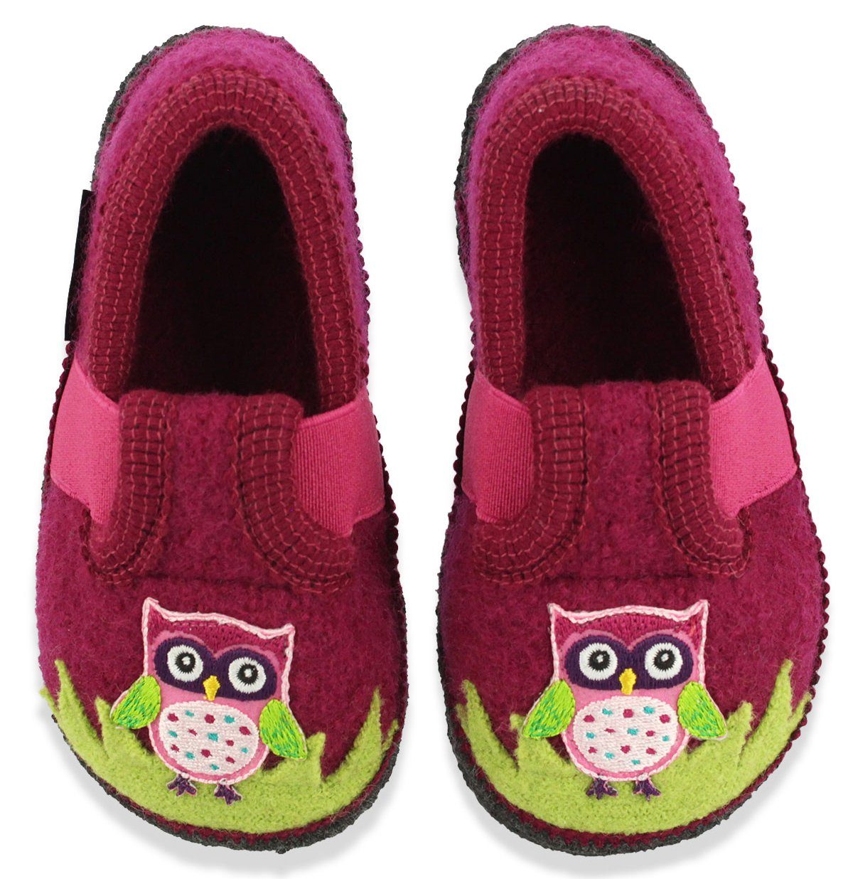 Hüttenschuh Eule Hüttenschuhe