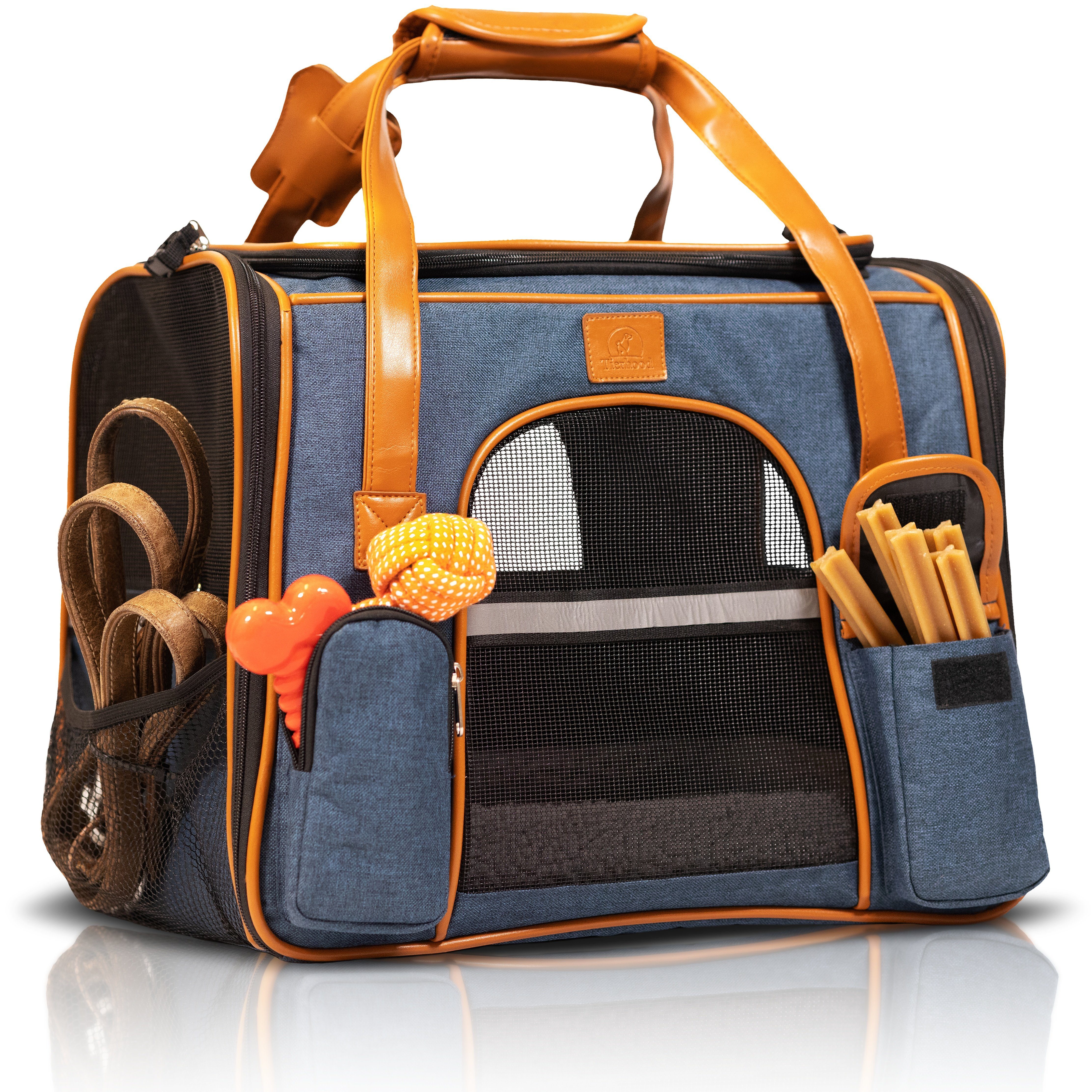 Tierhood Tiertransporttasche Faltbare Tragetasche für Hund & Katze Hundetasche - Katzentasche