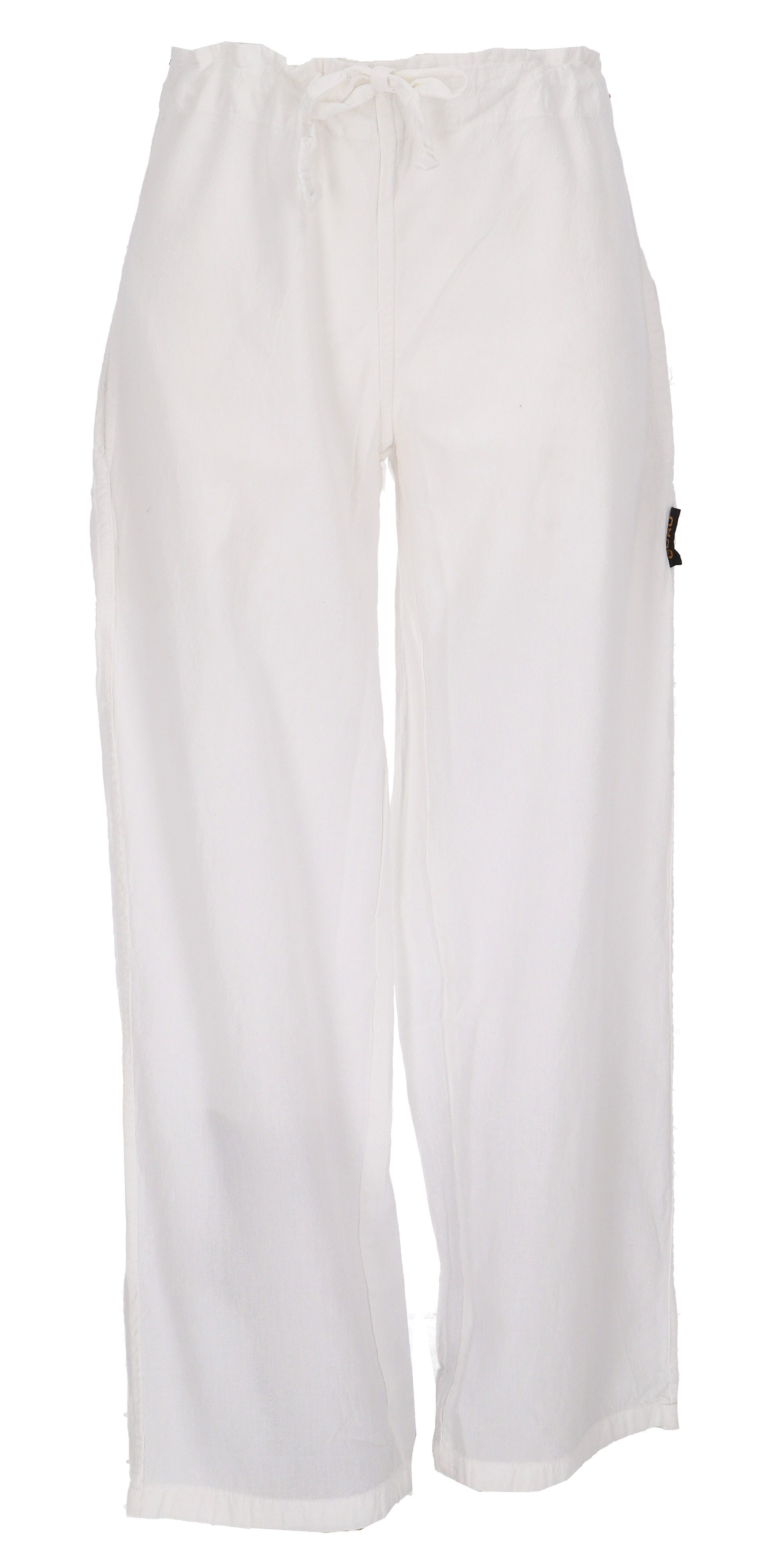 Guru-Shop Relaxhose Yogahose, Goa Hose - weiß Ethno Style, alternative Bekl günstig online kaufen