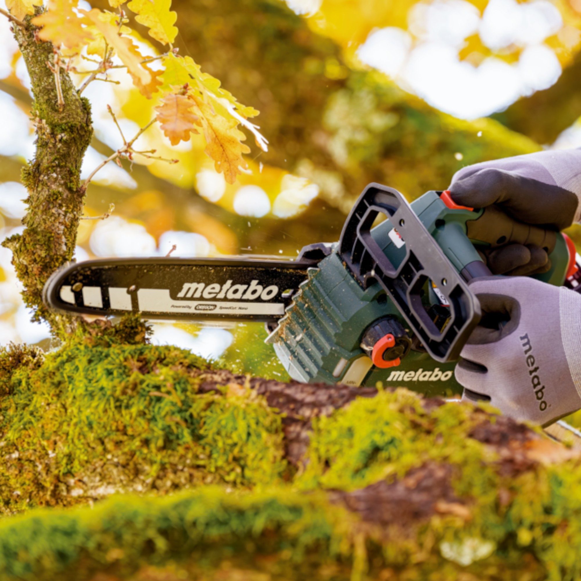 metabo Akku-Kettensäge MS 18 LTX BL 25 Akku Kettensäge 18 V 25 cm Brushless Solo