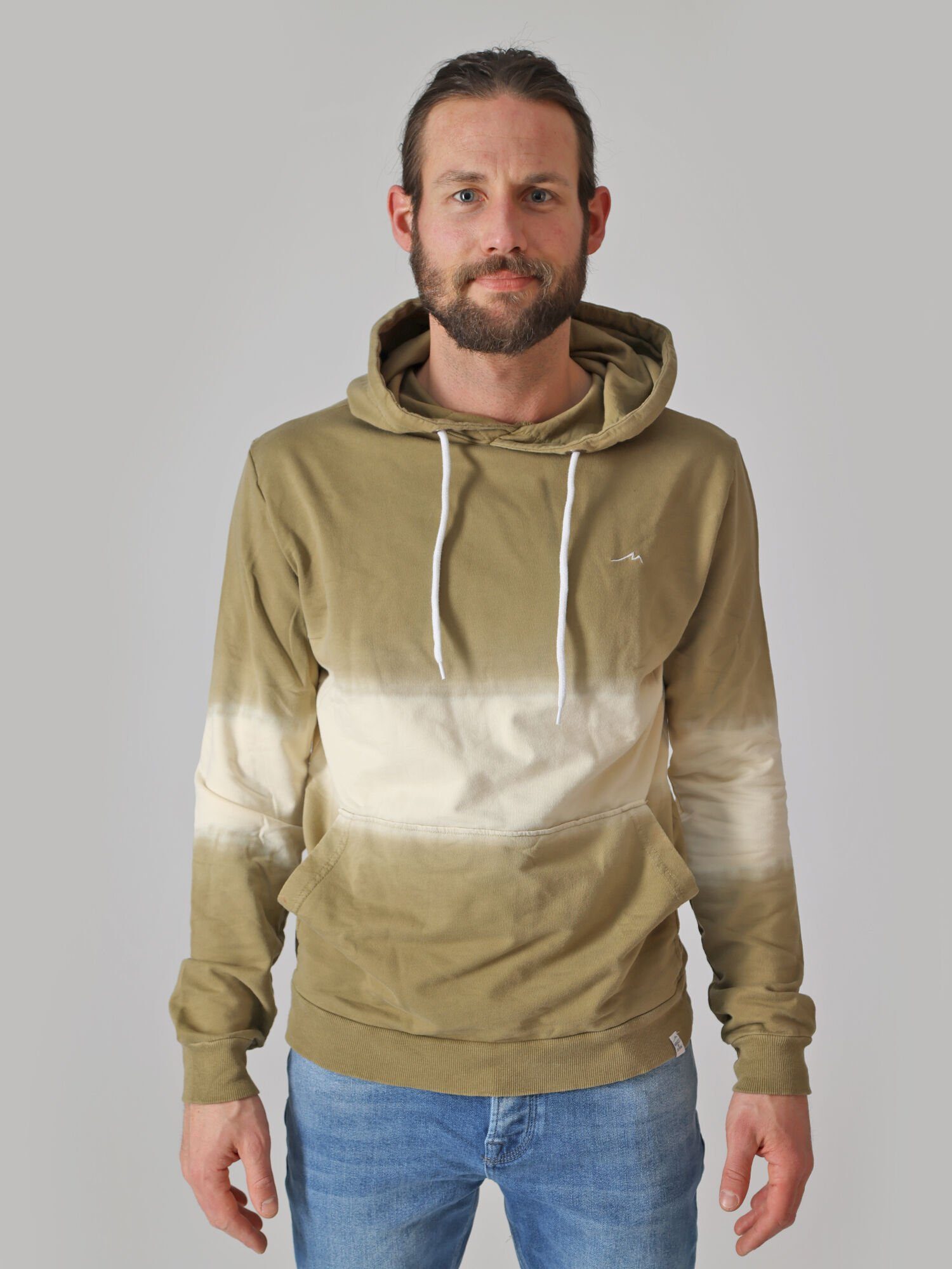 Miracle of Denim Sweatshirt Olive Dip Dye