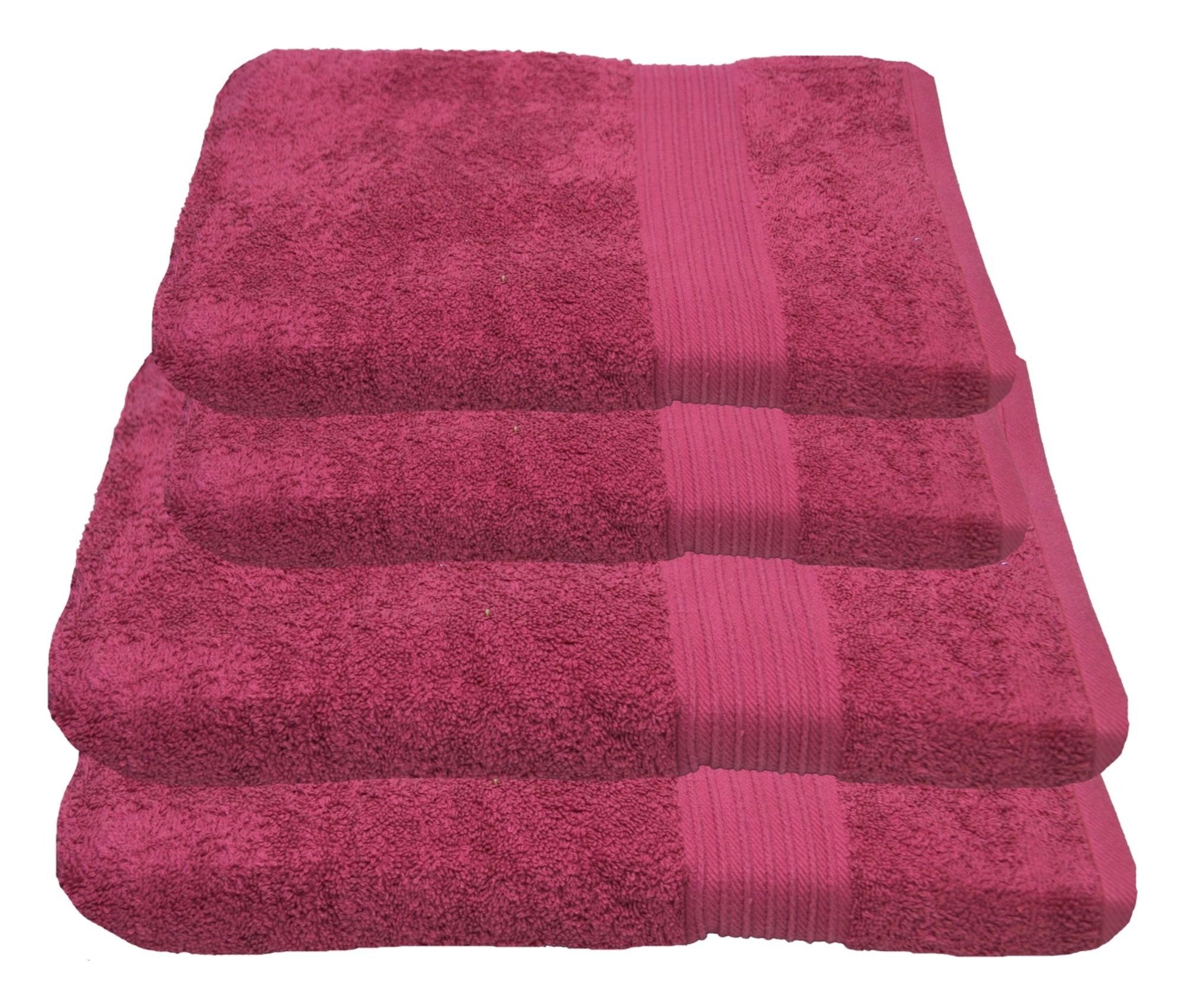 Julie Julsen Handtücher 4-Handtücher-Pink, Baumwolle (4-St) günstig online kaufen
