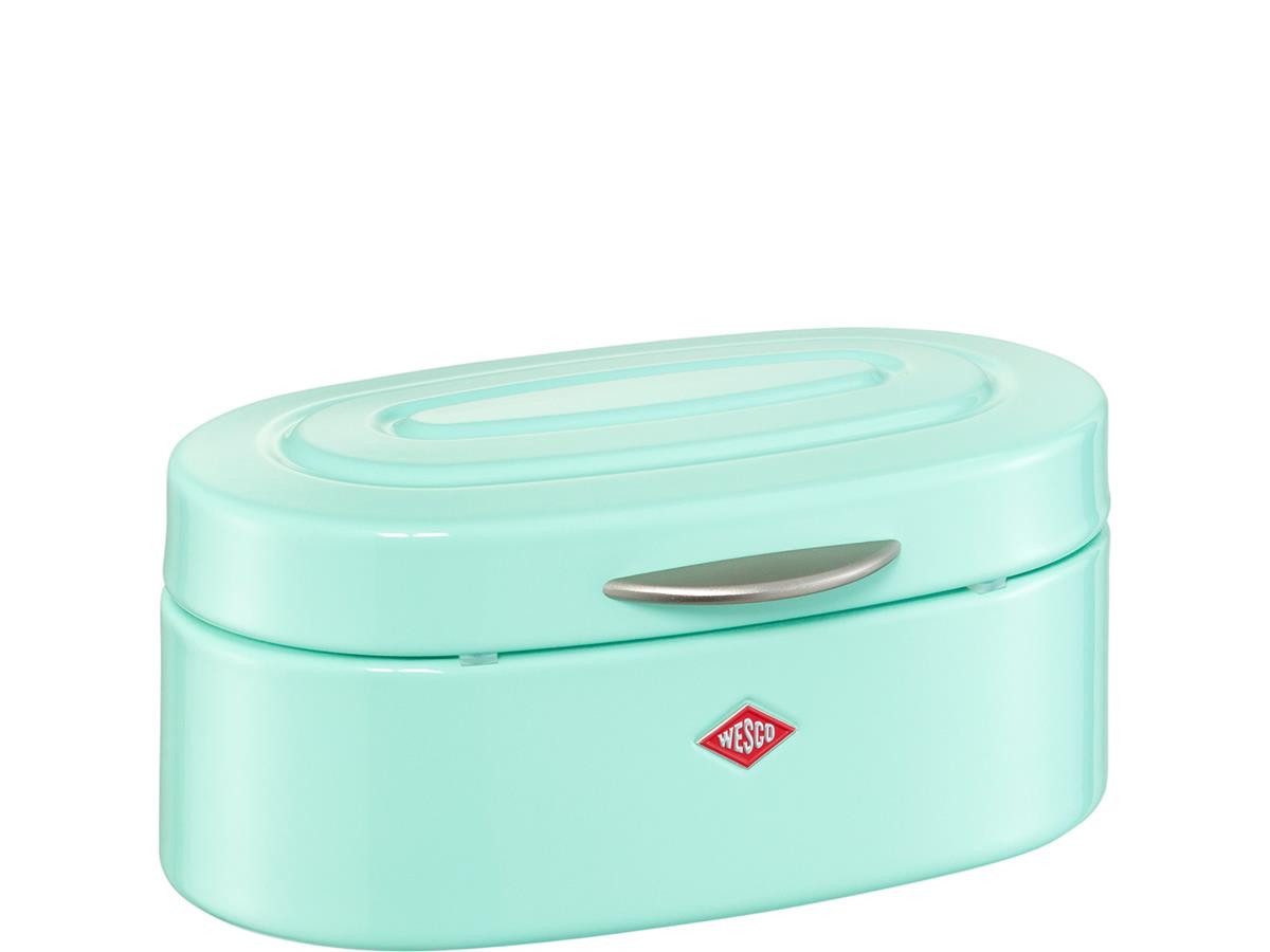 WESCO Brotkasten Mini Elly, Metall, Organizer Stahl kompakt – Mint
