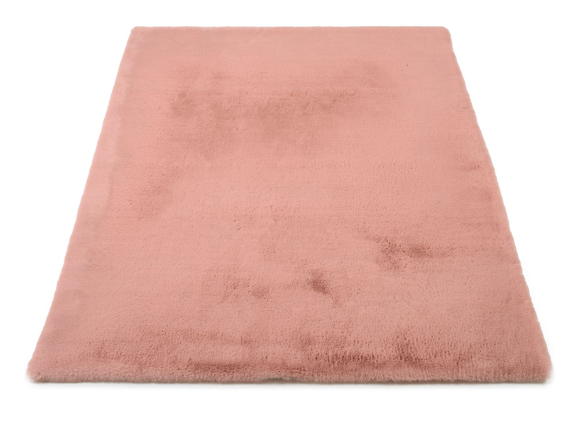 OCI DIE TEPPICHMARKE Hochflor-Teppich ROCKY SOFT, rechteckig, Höhe: 35 mm, Kunstfell, weich, kuschelig, maschinell gewebt, Kaninchen Haptik