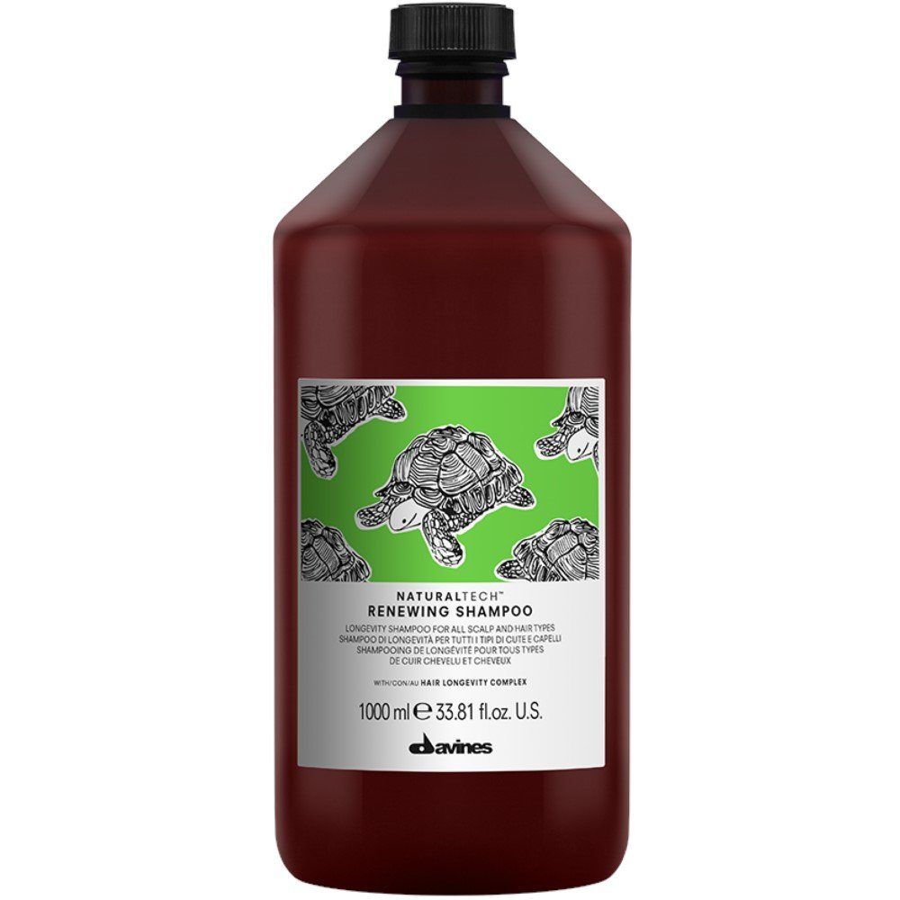 Davines Haarshampoo Davines Naturaltech Renewing Shampoo 1000 ml + Pumpe