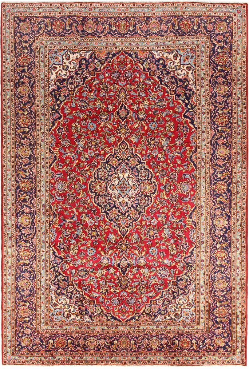 Orientteppich Keshan 249x365 Handgeknüpfter Orientteppich / Perserteppich, Nain Trading, rechteckig, Höhe: 12 mm