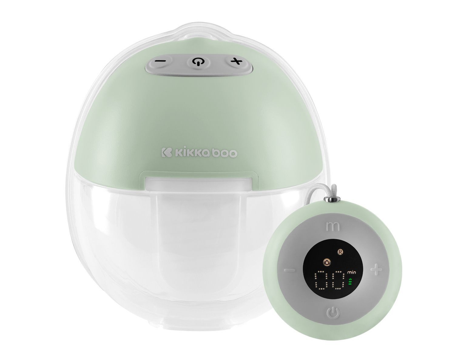 Kikkaboo Elektrische Milchpumpe Milchpumpe Iris elektrisch, 180 ml Fassung, 9 Saugstufen, zwei Modis