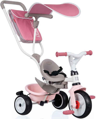 Smoby Dreirad Baby Balade Plus, rosa, mit Sonnendach; Made in Europe