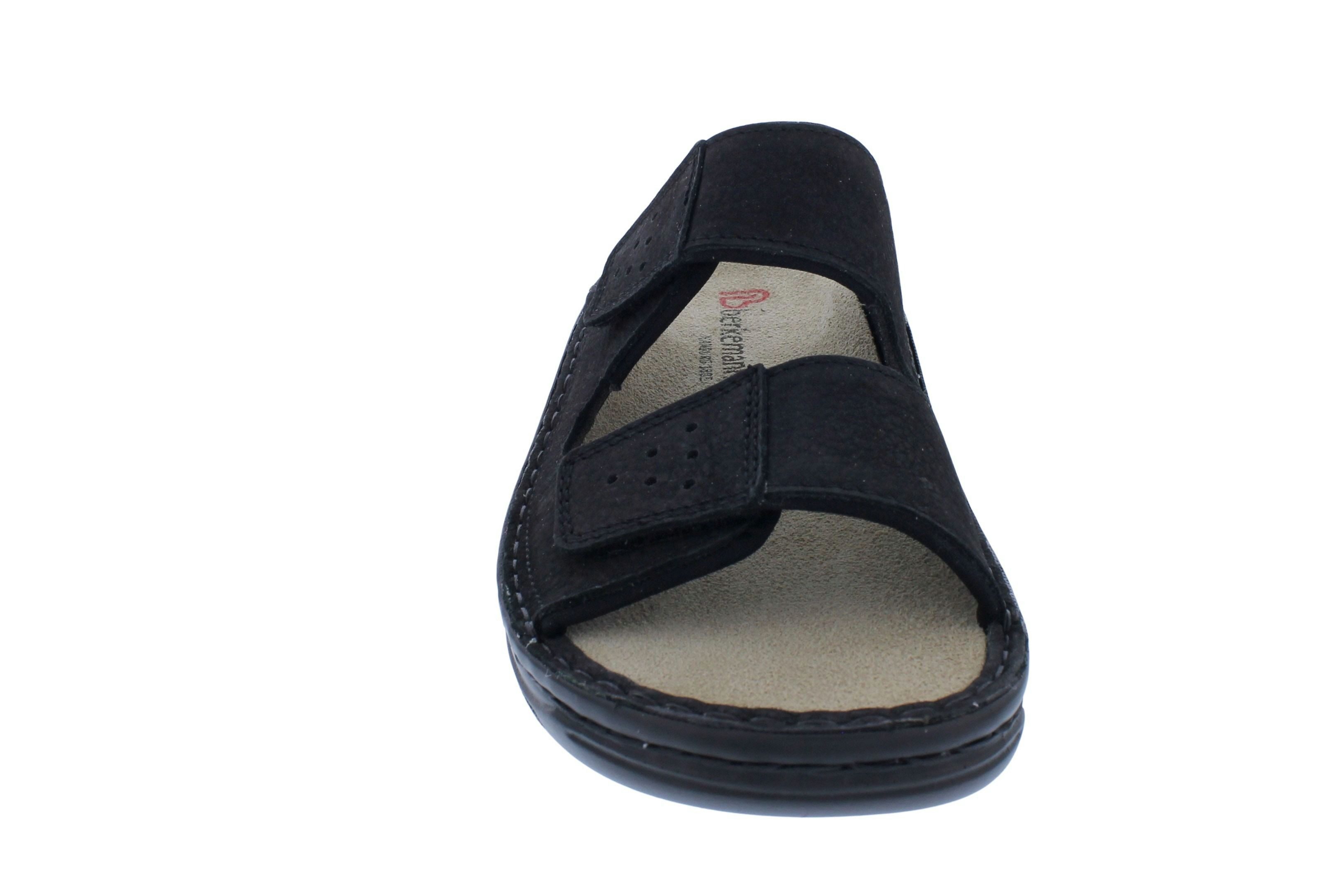 BERKEMANN Berkemann Pantolette Tobias mit Fußbett zum Wechseln 5801-910, Schwarz Pantolette