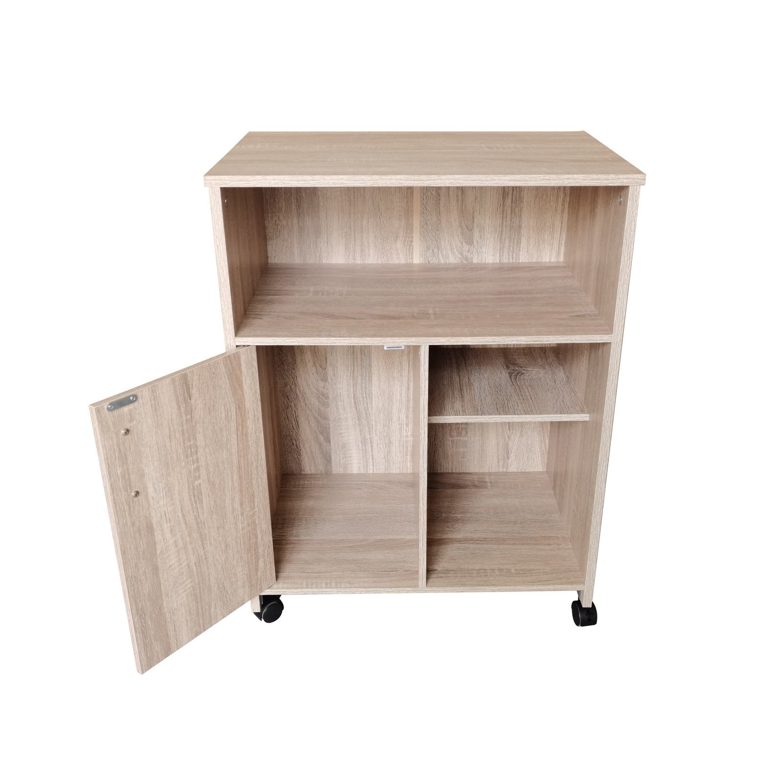 HTI-Living Hochschrank Küchenschrank auf Rollen Sonoma Blanca (Stück, 1-St. günstig online kaufen