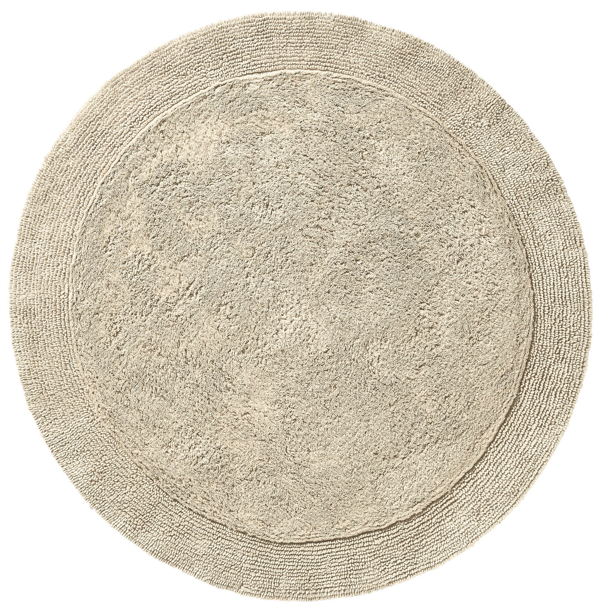Erwin Müller Badematte Badteppich "Stuttgart", Höhe 15 mm, rund, Uni