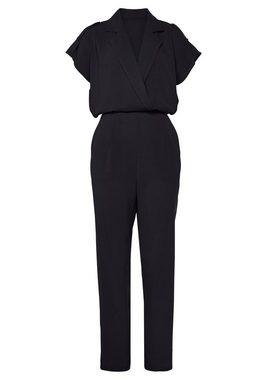 LASCANA Overall mit Reverskragen und kurzen Ärmeln, eleganter Jumpsuit, casual-chic