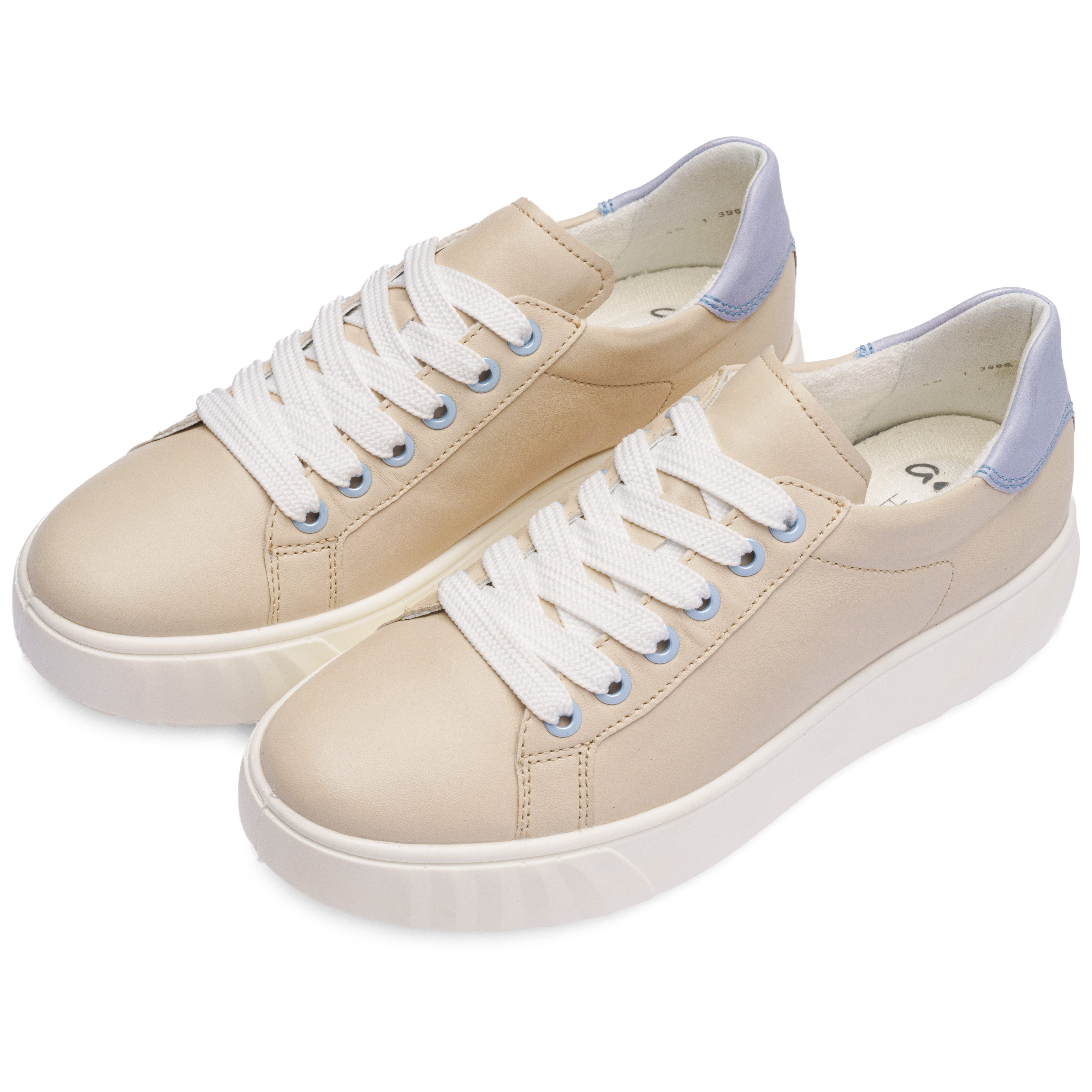 Ara MONACO Plateausneaker Freizeitschuh, Halbschuh, Schnürer mit Kontrastbe günstig online kaufen