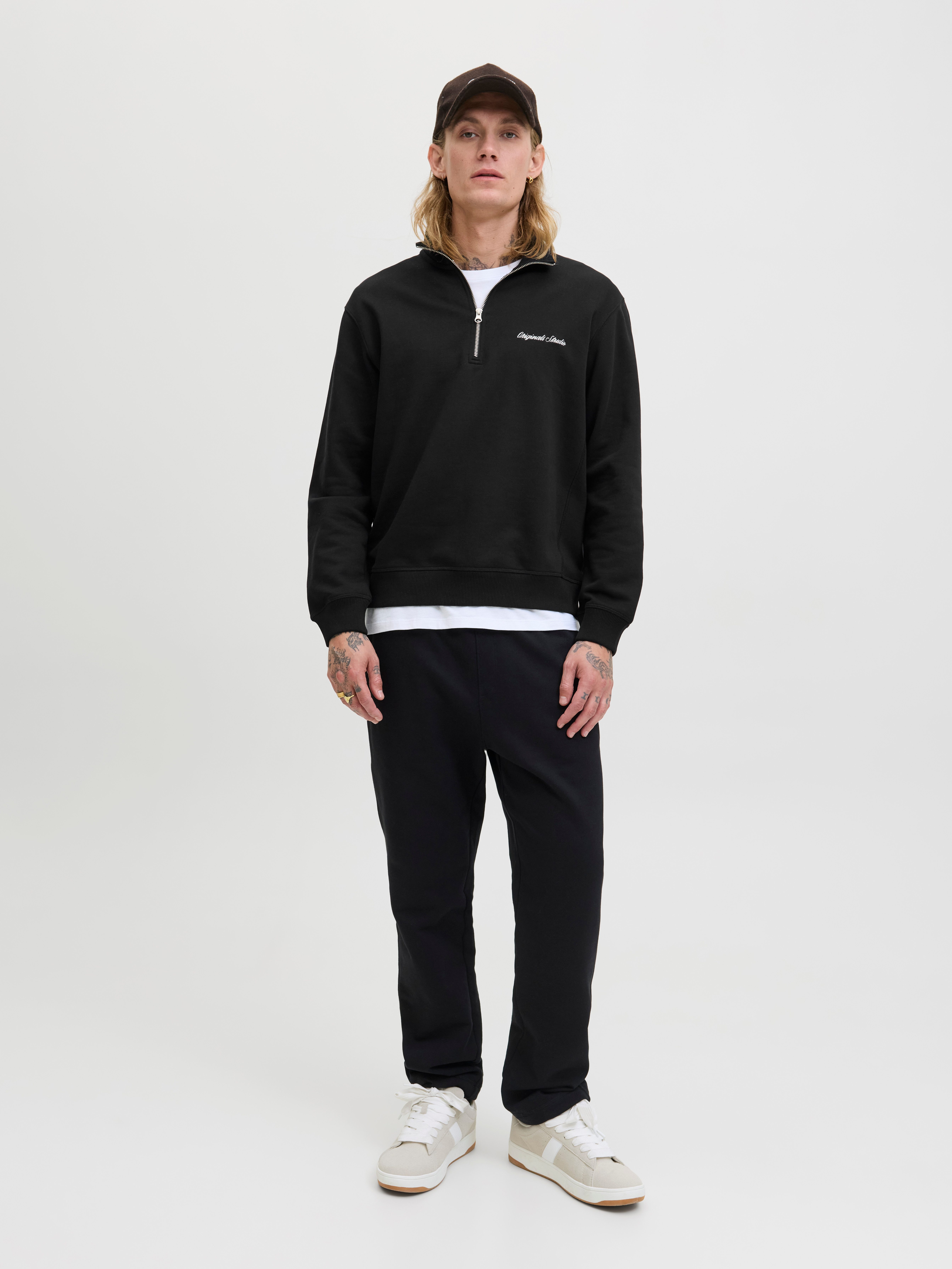 Jack & Jones Sweatshirt JORNORREBRO EMB SWEAT HIGH NECK SN – Bild 4 von 5
