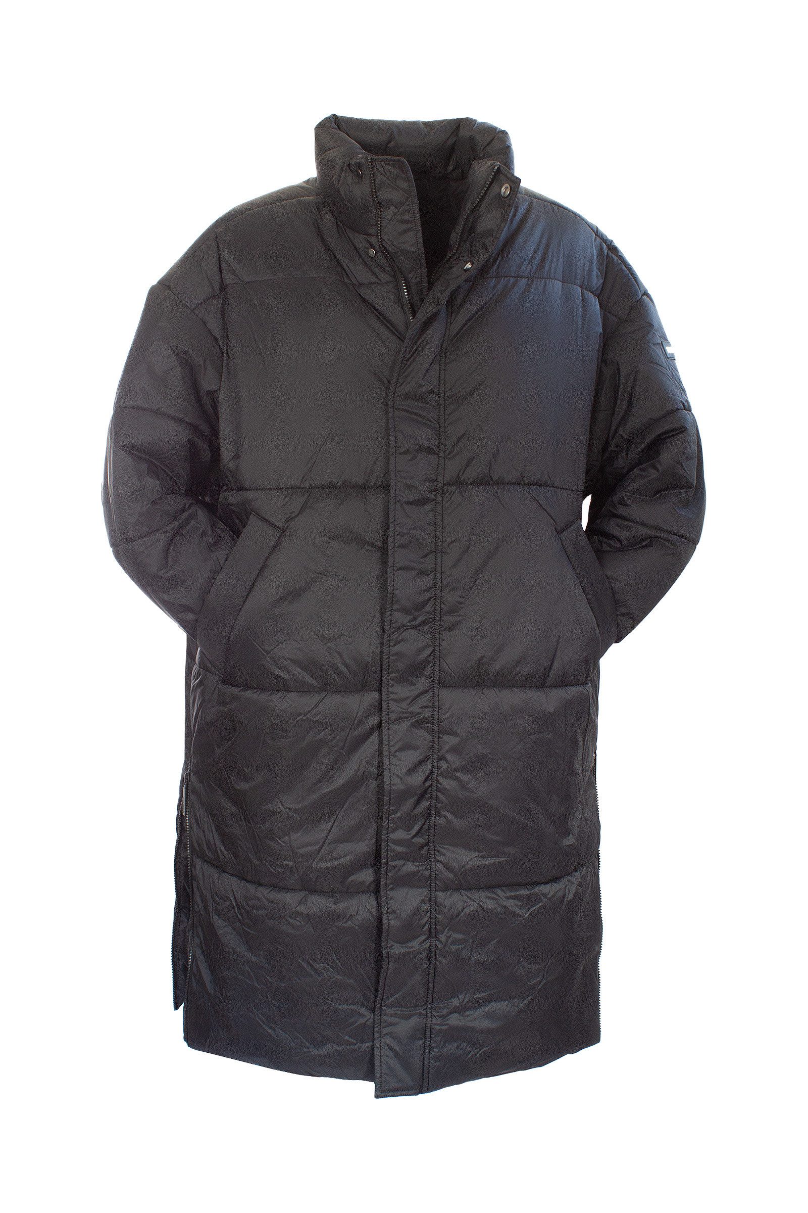 WRSTBHVR Winterjacke WRSTBHVR Zali Puffer Coat Oversized Jacke Schwarz S-M (1-St)