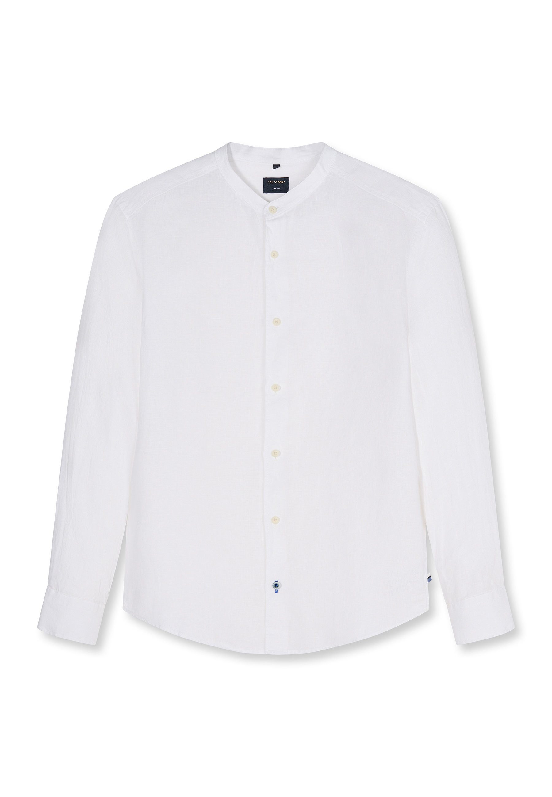 OLYMP Langarmhemd OLYMP Casual, Regular Fit, Stehkragen