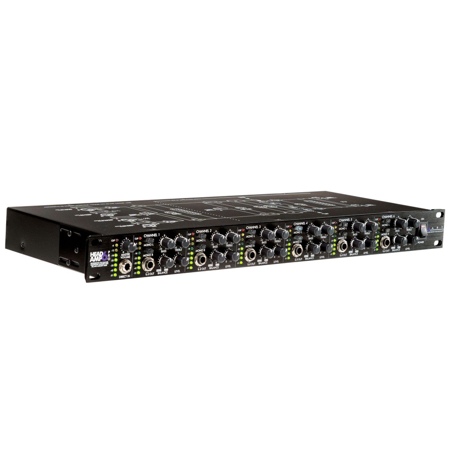 Art Audio Art Kopfhörer-Verstärker Headamp 6 Pro 6-Kanäle Digitales Aufnahmegerät (Kopfhörer-Verstärker)