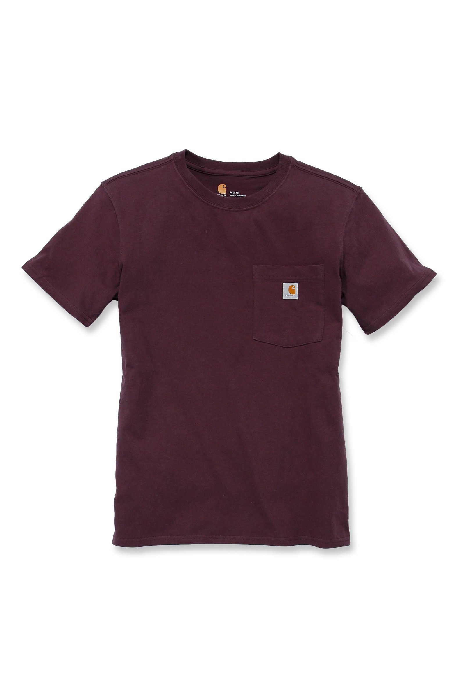 Carhartt T-Shirt Carhartt Damen T-Shirt Loose Fit Heavyweight Short-Sleeve Pocket Adult deep wine | T-Shirts