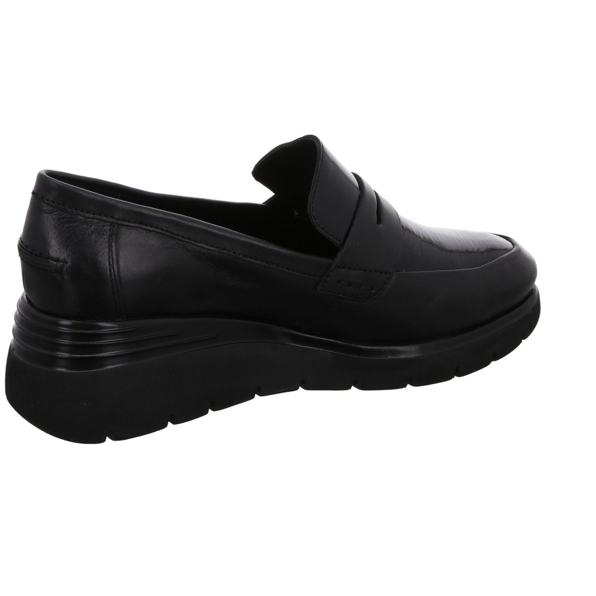 Bari Slipper schwarz Lederkombination Damen Schuhe Slipper Ara 046959 Slipper