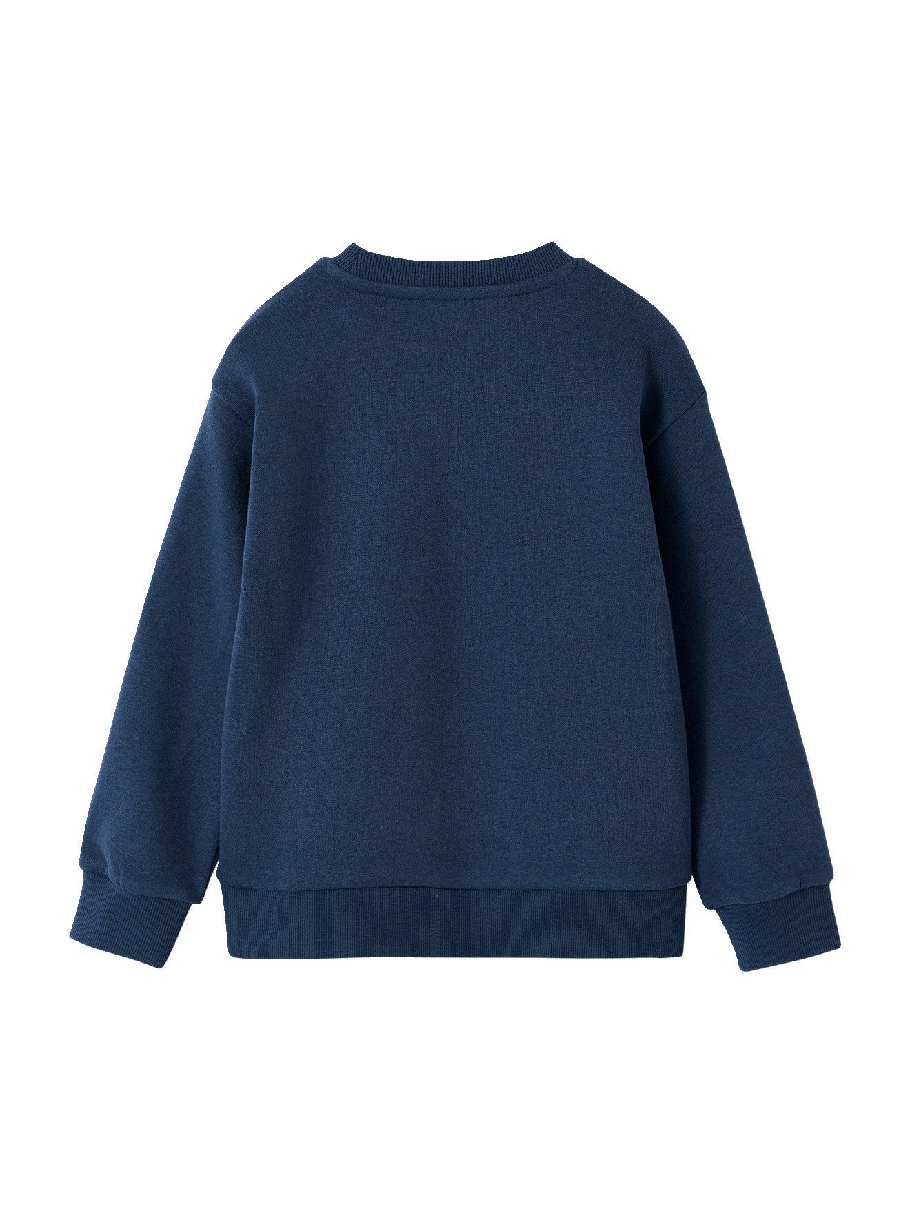 vertbaudet Fleecepullover Jungen Sweatshirt mit Print vorn