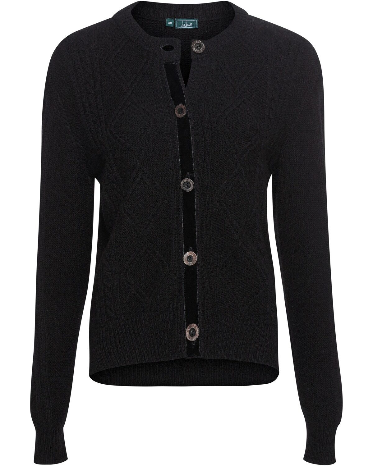 Reitmayer Trachtenjacke Strickjacke mit Samtband