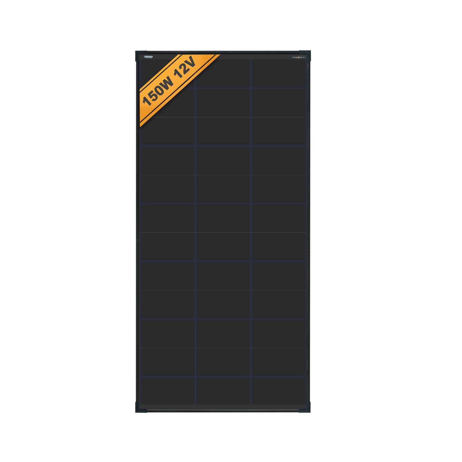 enjoy solar Solarmodul HPBC-Technologie Mono Solarpanel FULL BLACK 100W-230W 12V, Monokristallin, HPBC-Technologie, bis zu 26 % Wirkungsgrad, 100 % aktive Zellfläche