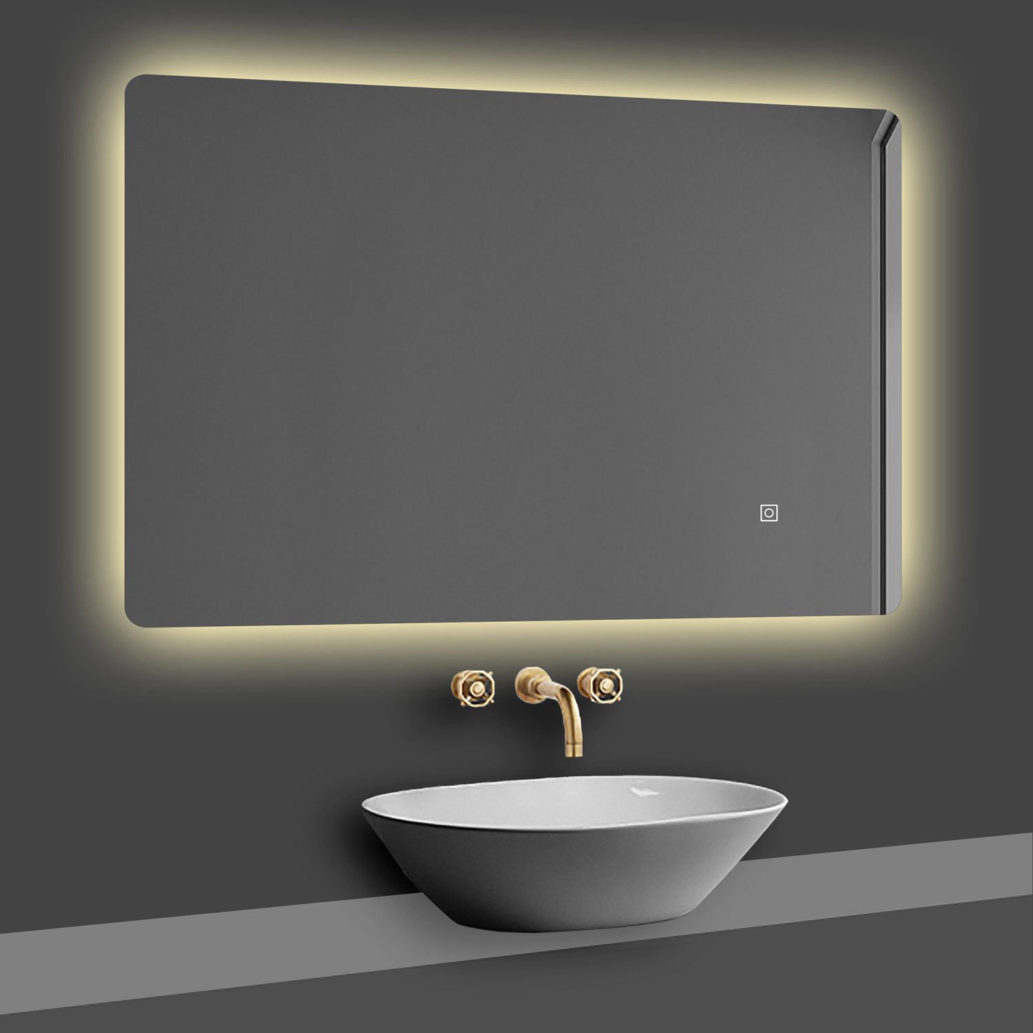 duschspa Badspiegel Spiegel mit LED Beleuchtung günstig online kaufen