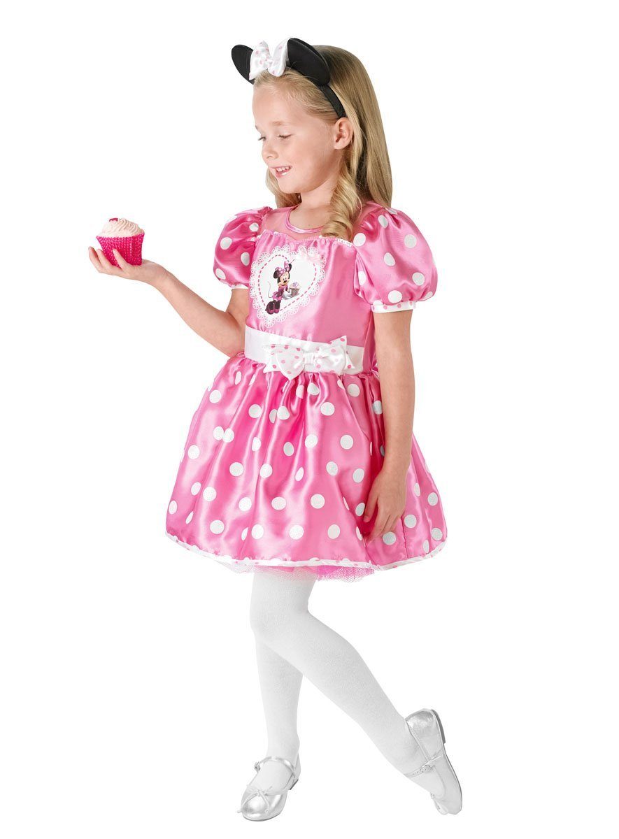 Rubie´s Kostüm Minnie Maus pink, Original lizenziertes Kostüm der Disney-Figur Minnie Maus