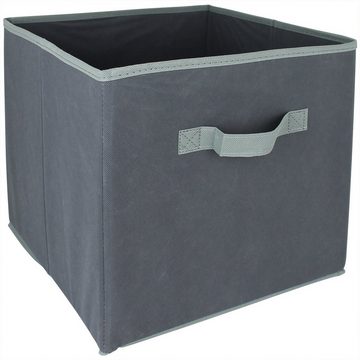 Koopman Aufbewahrungsbox Set Faltbox 30x30x30cm Körbe Kiste Organizer (2 St), Ordnungsboxen Faltbar Aufbewahrungskiste Würfelbox Stoffbox